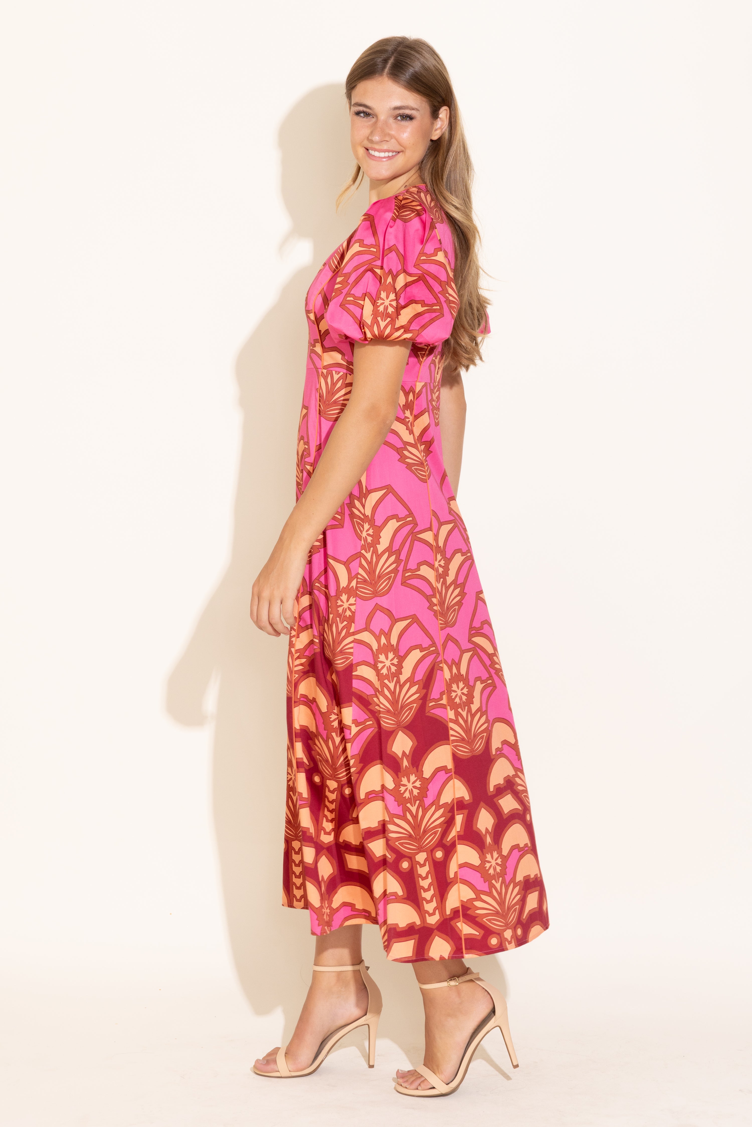 Alden Adair Jillian Dress- Desert Rose