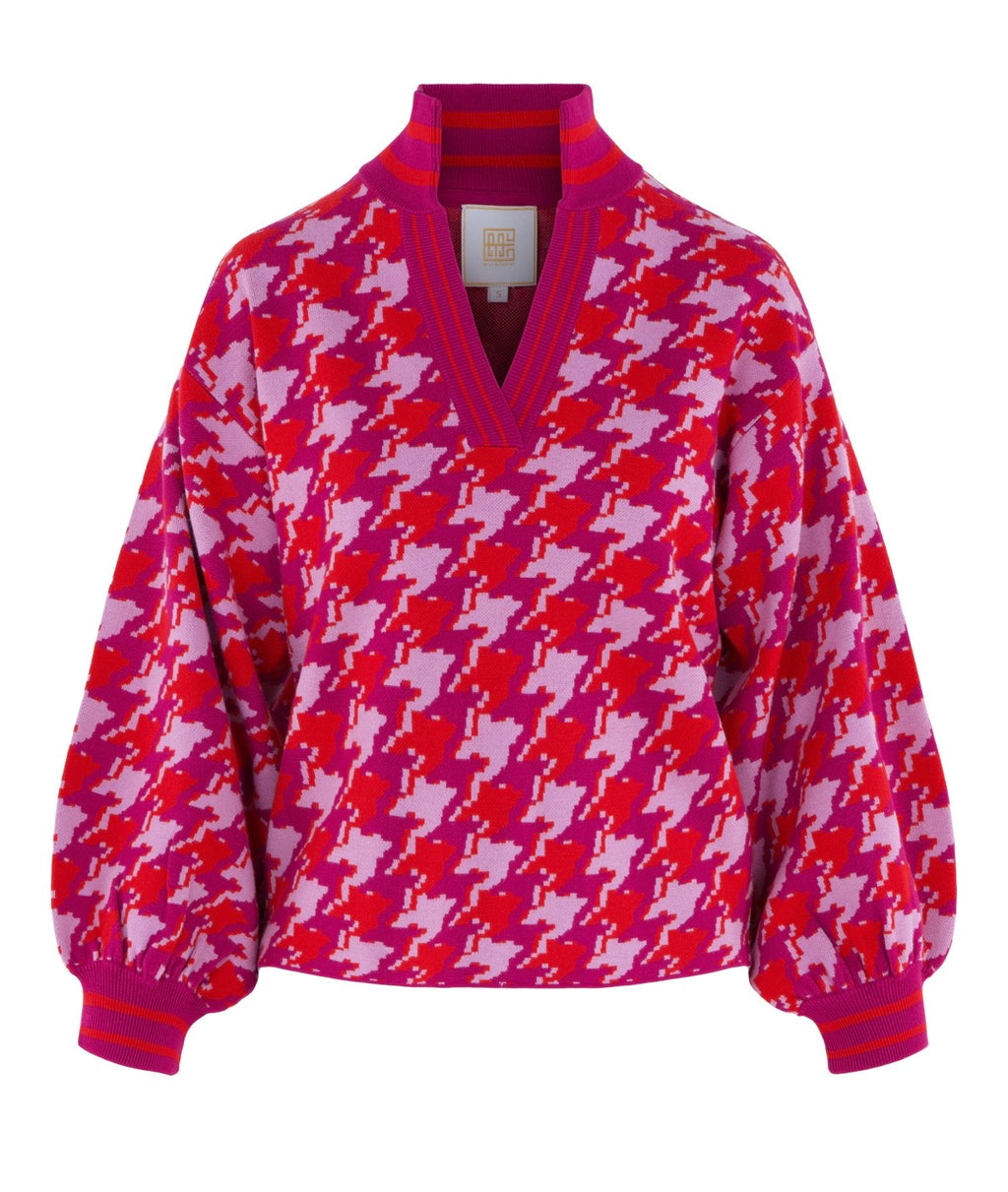 Emily McCarthy Lolli Sweater- Houndstooth