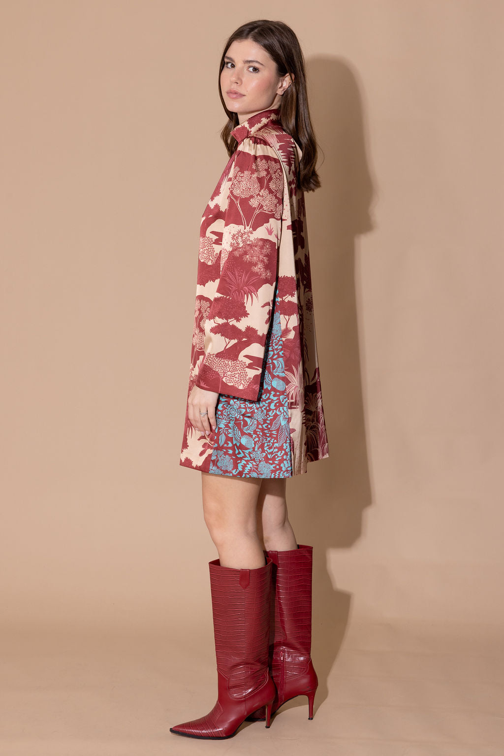 Alden Adair Bessie Dress- Sagebrush