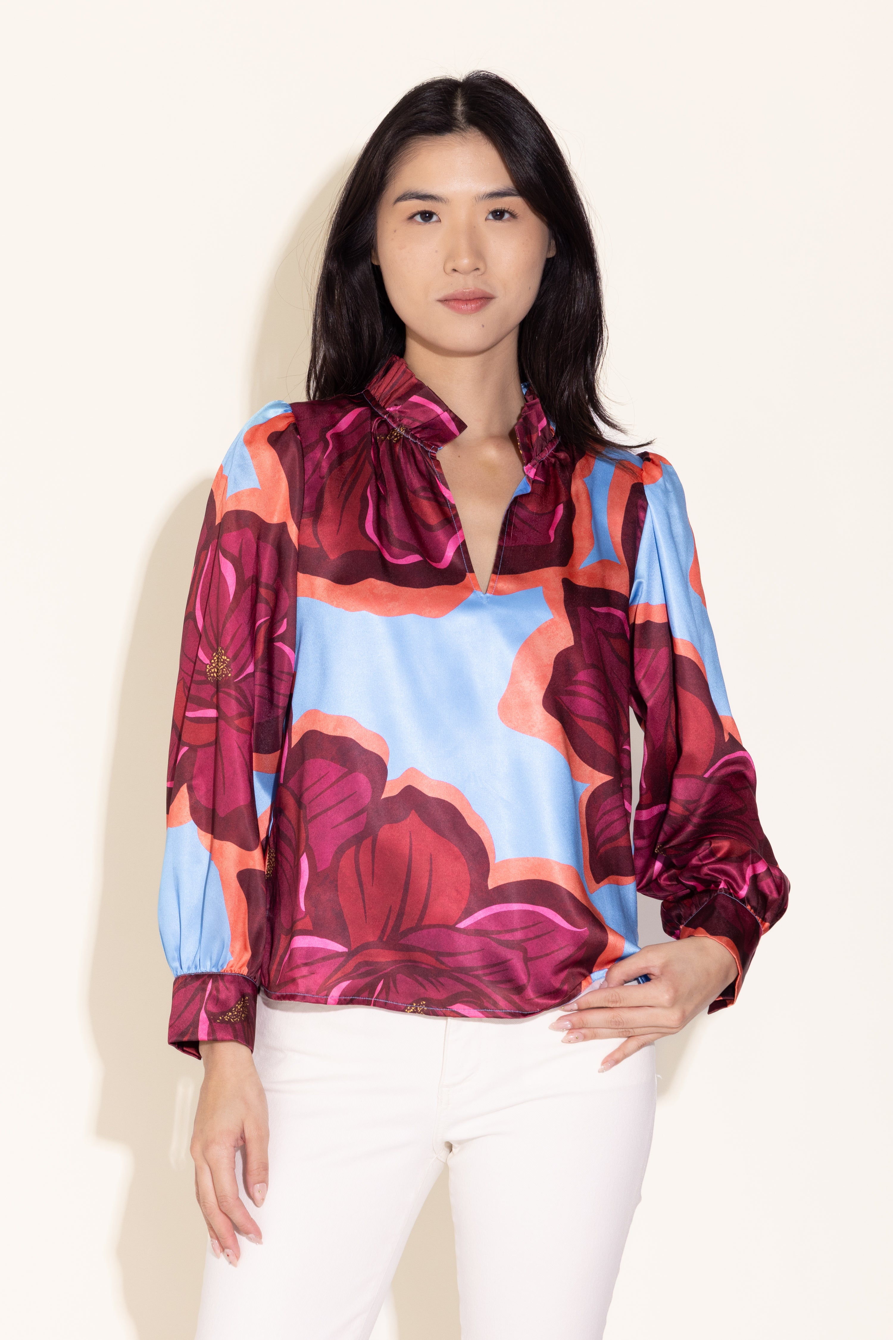 Alden Adair Phoebe Top- Blossom