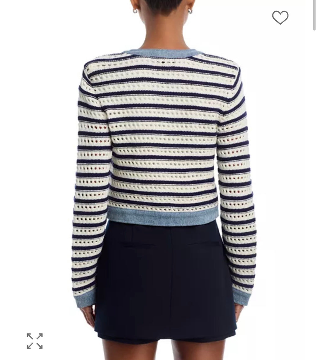 Steve Madden Casette Cardi Stripe