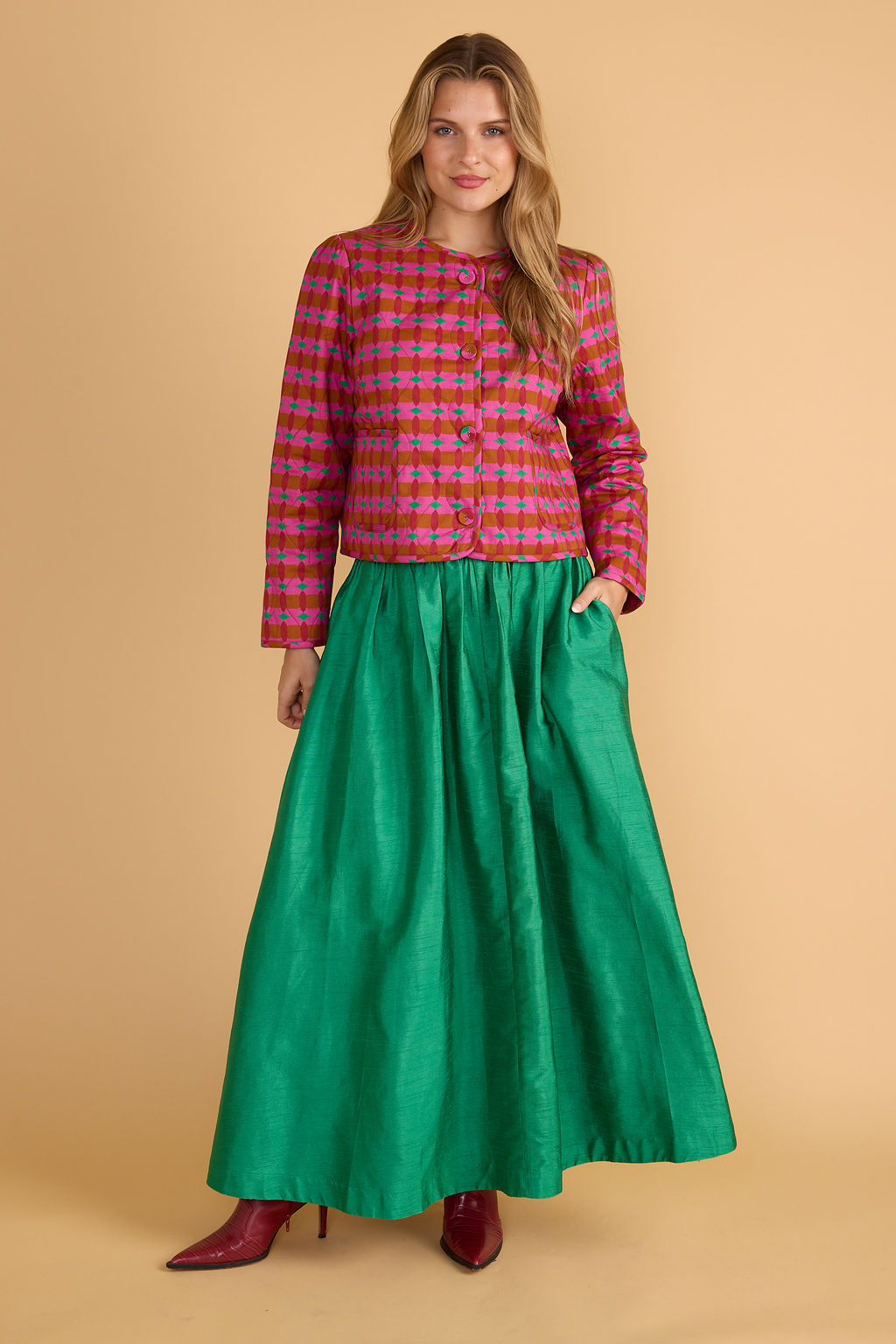 Double A Maeve Skirt- Mistletoe