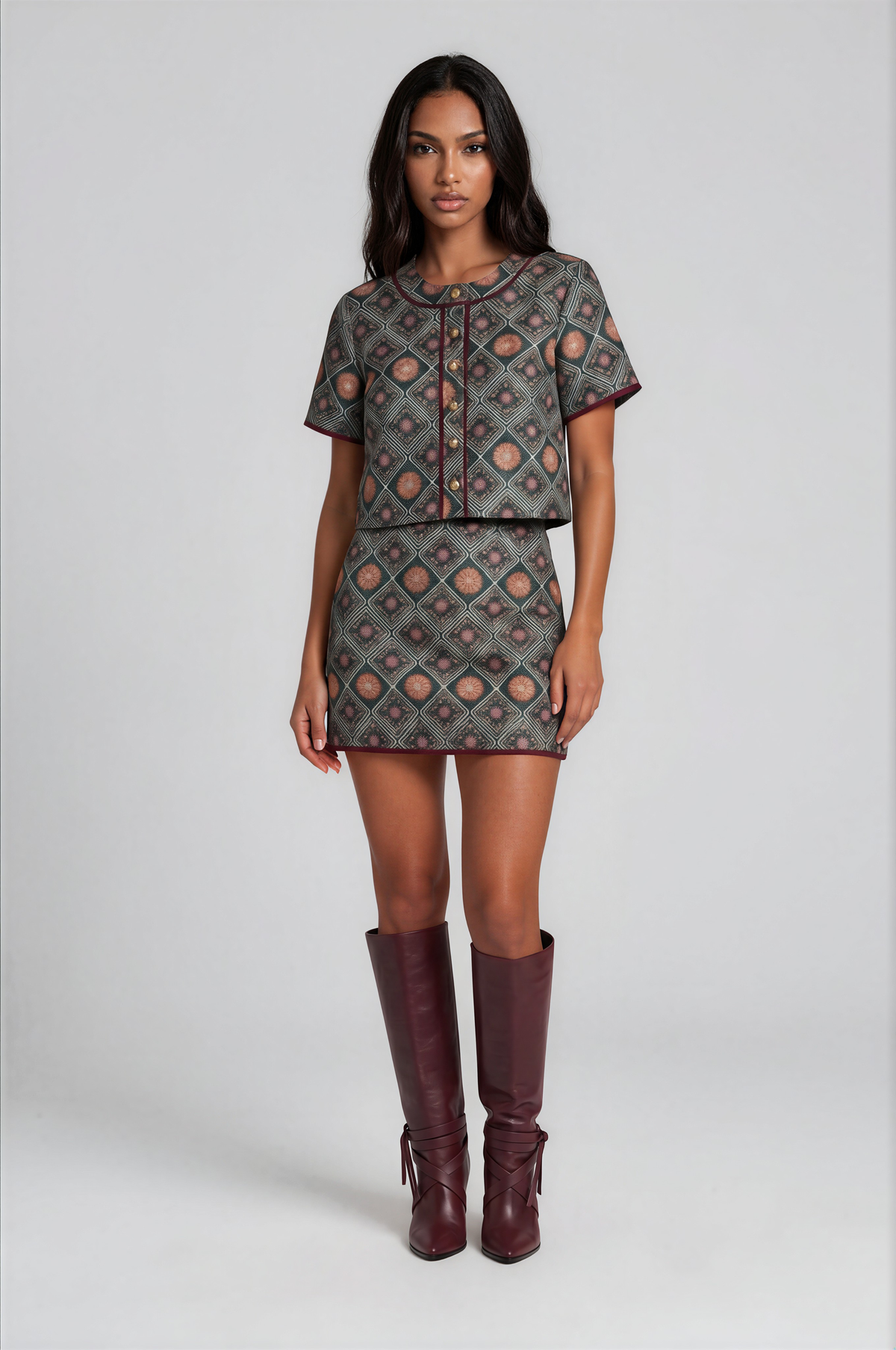 Sincerely Ours Brea Skirt- Golden Rosette