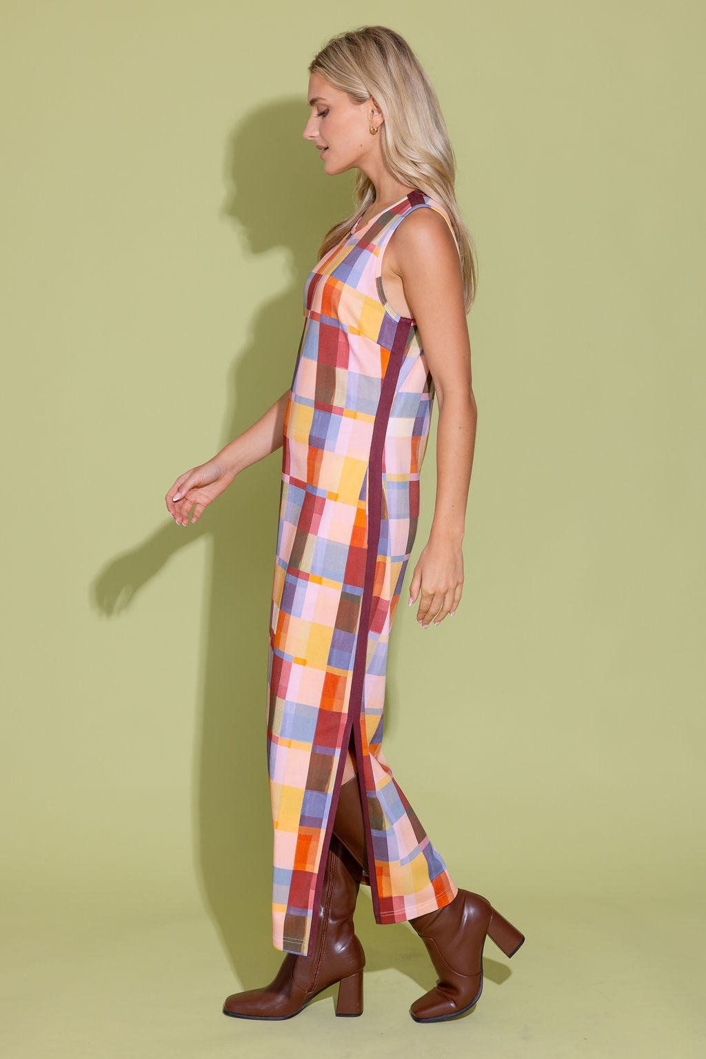Alden Adair Berkley Dress- Check