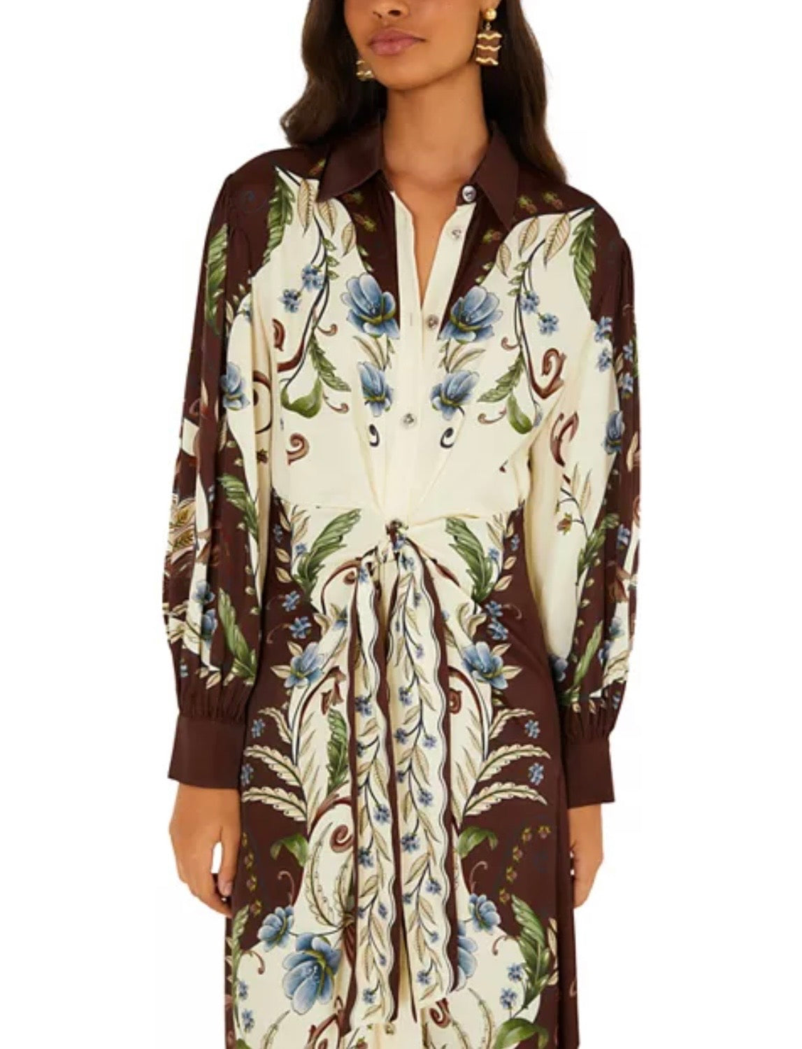 Farm Rio Millena Winter White Midi