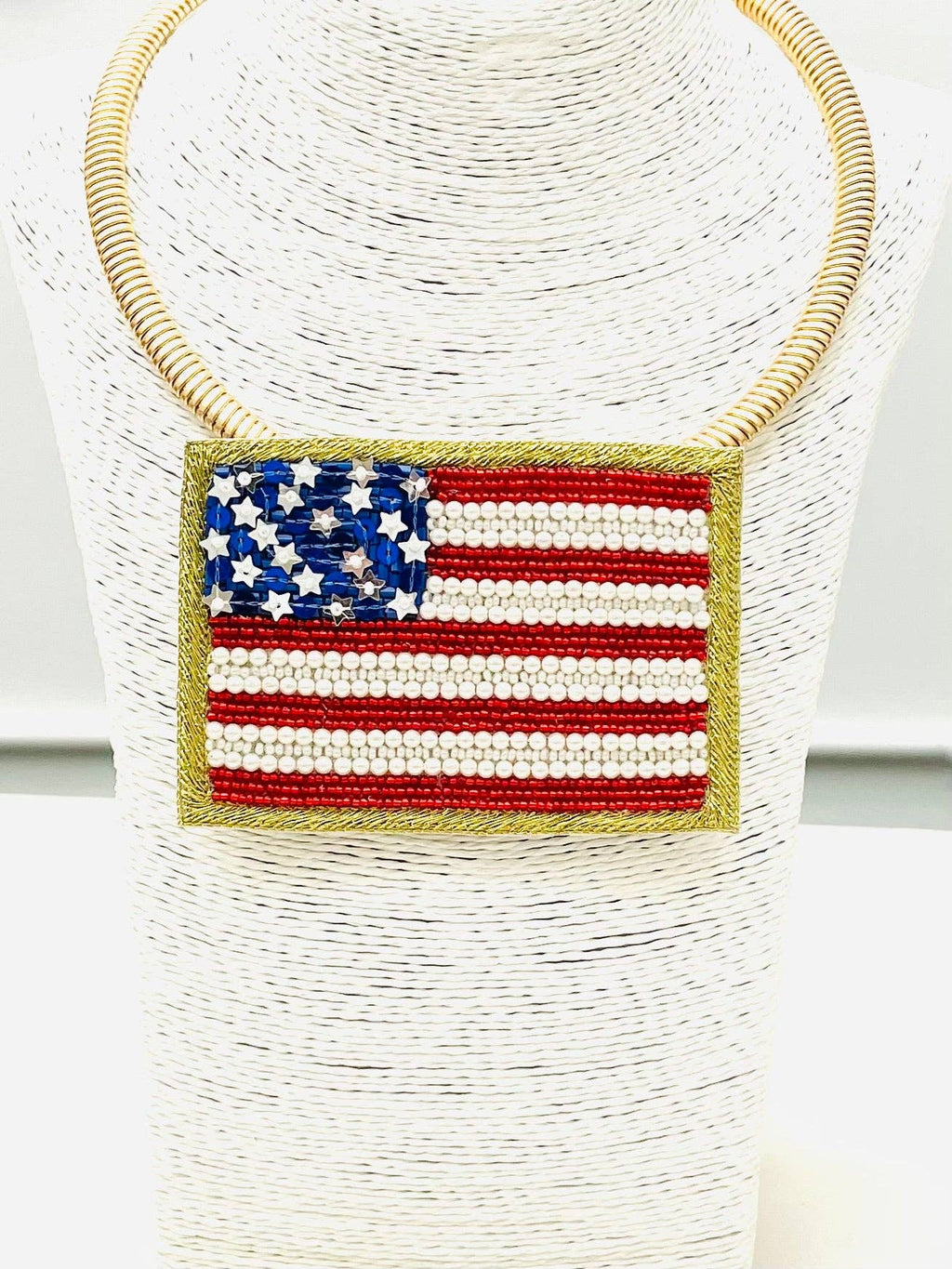 SPRING - Americana Necklace (red/white/blue) BNK952