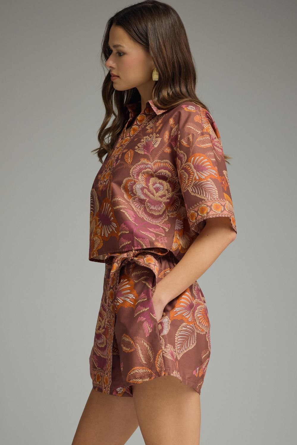 ETO Skort/ Top Set- Terracotta