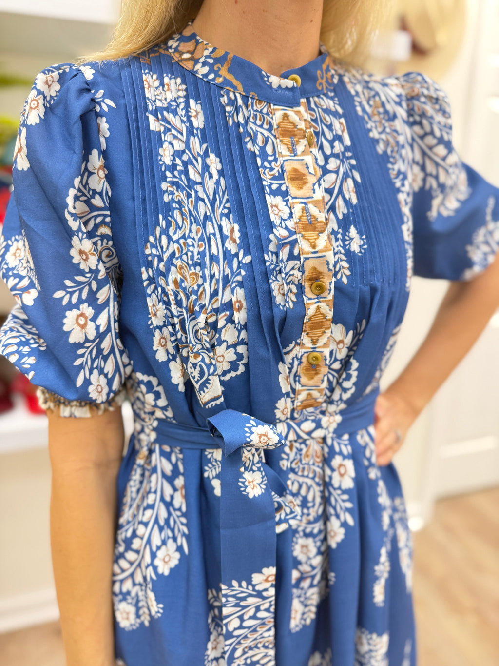 Joy Joy Pin Tuck Maxi