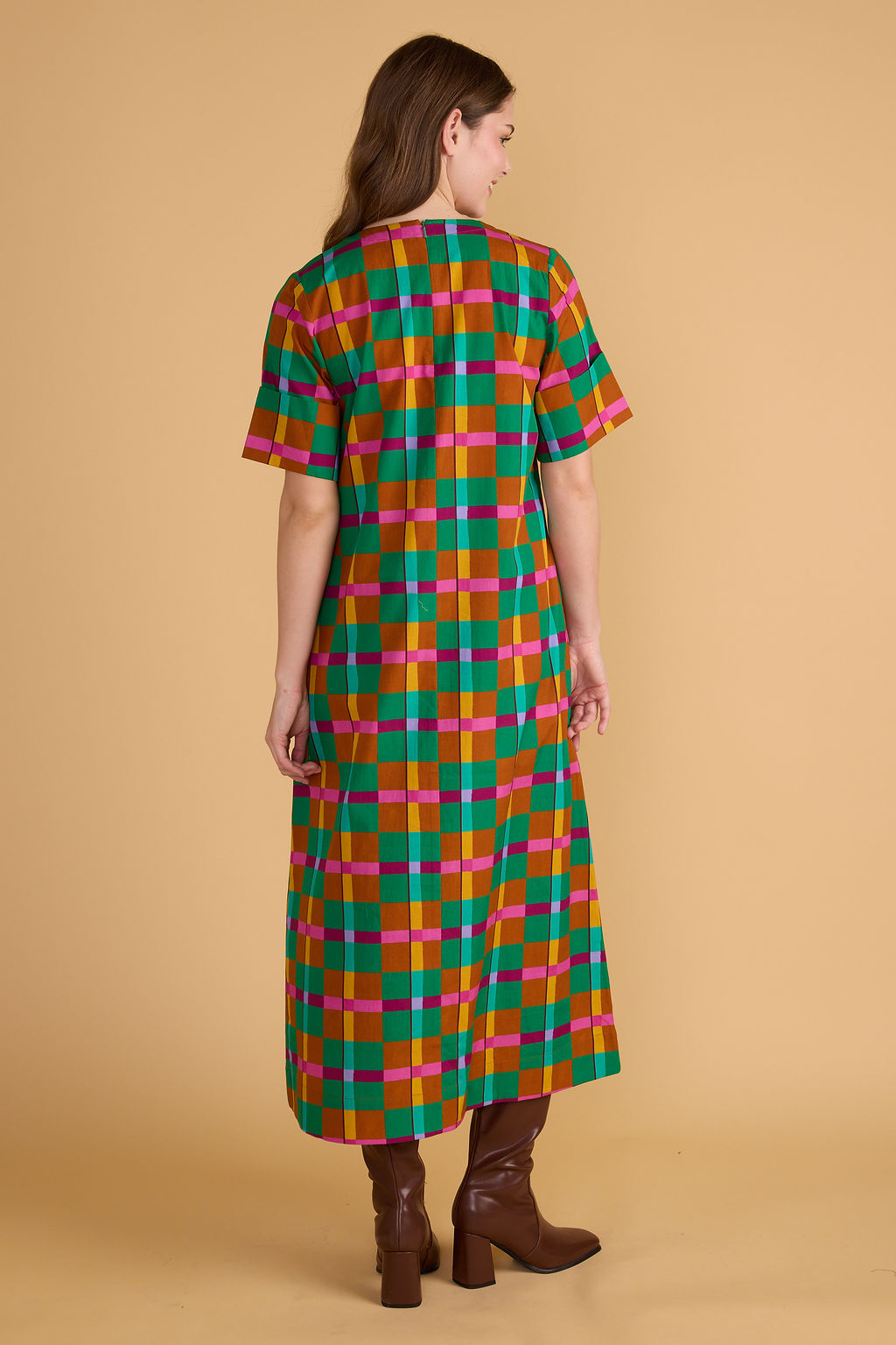 Double A Colin Dress- Holiday Tartan