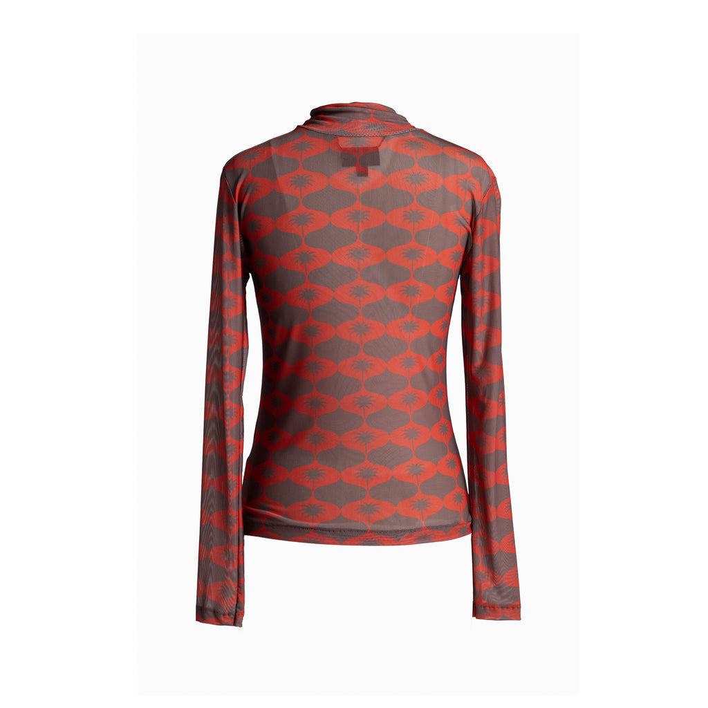 Emily Lovelock Iris Mesh Top