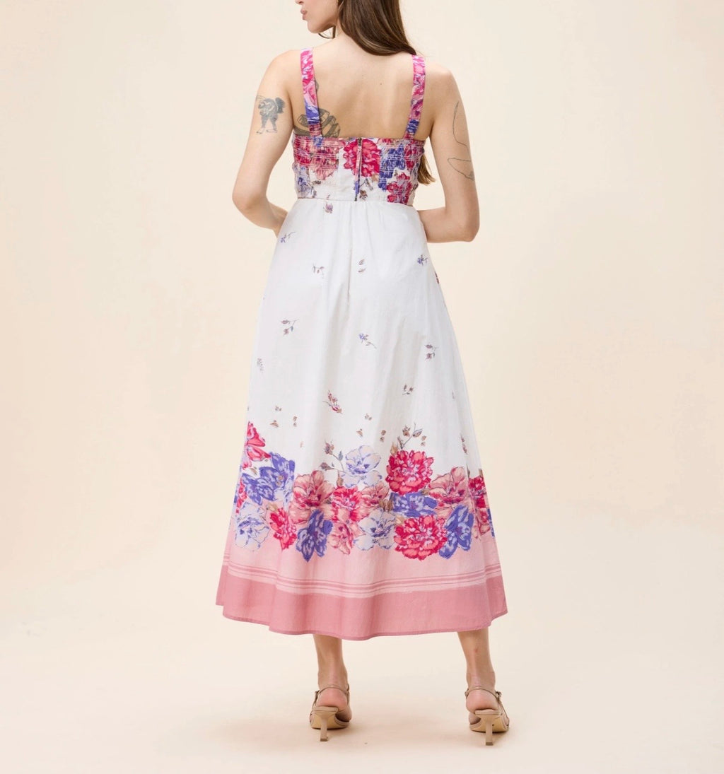 Cleobella Shea Ankle Skirt- Camellia