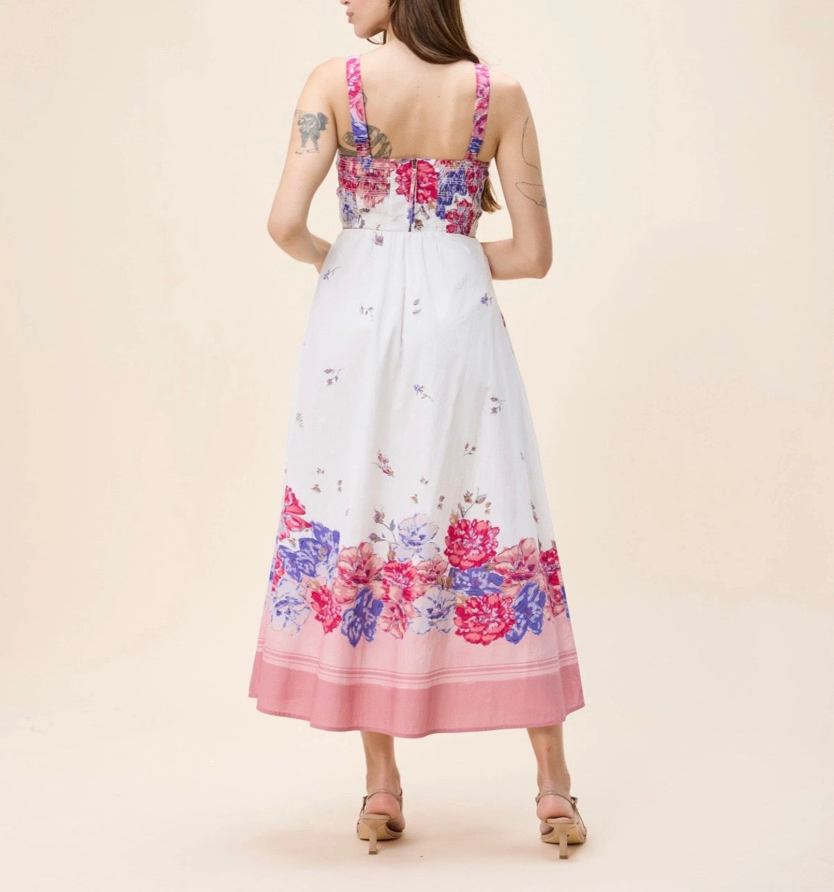 Cleobella Shea Ankle Skirt- Camellia