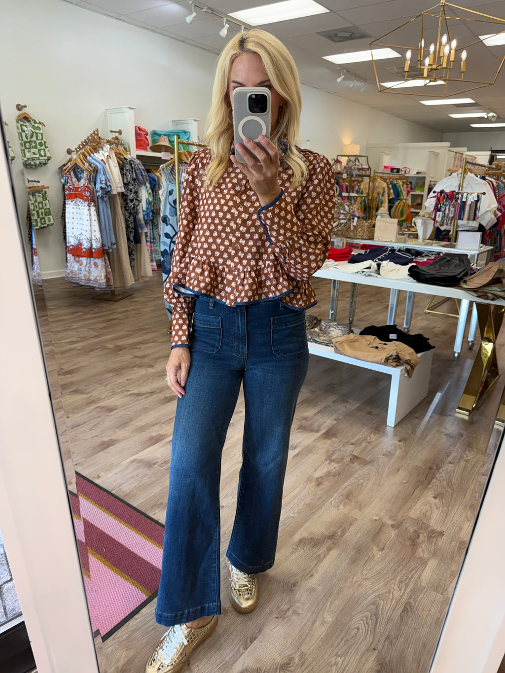 KUT Meg w/ Patch Pockets- Cheerfully