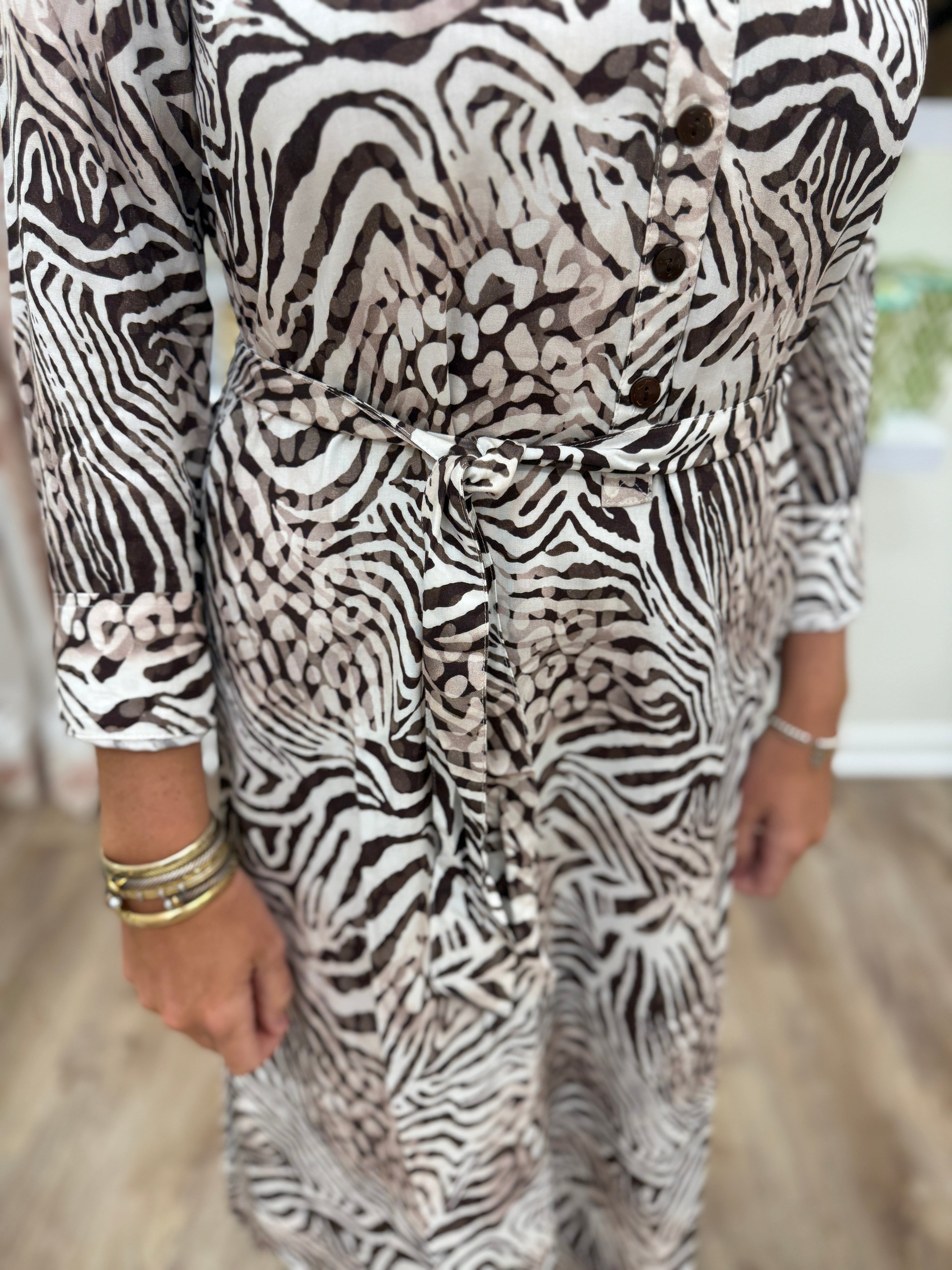 La Mer Luxe Amara Midi- Animal