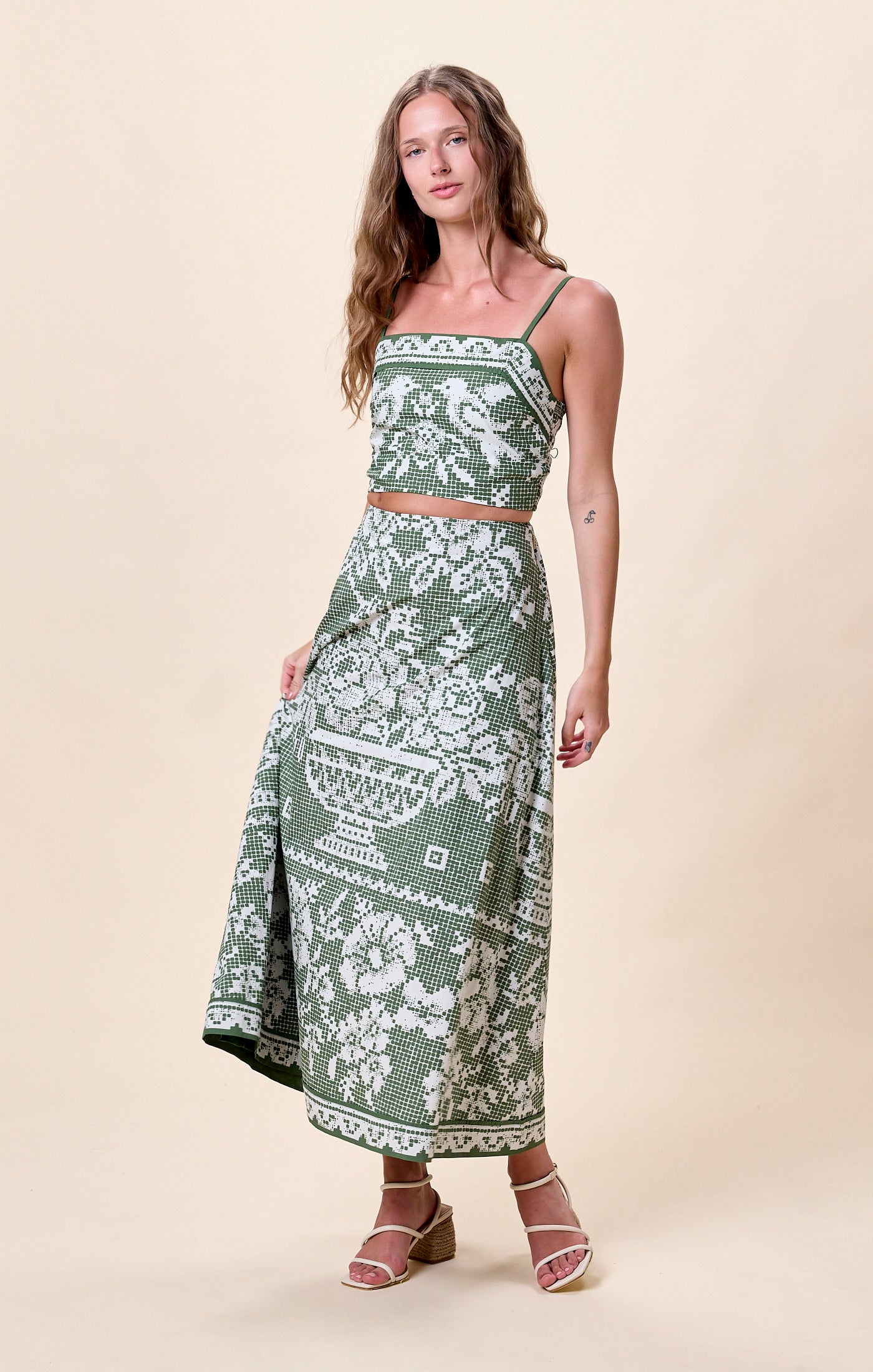 Cleobella Jasmine Skirt Verdant