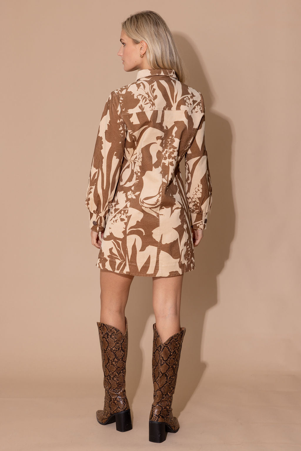 Alden Adair Harriet Dress- Sienna Shadow