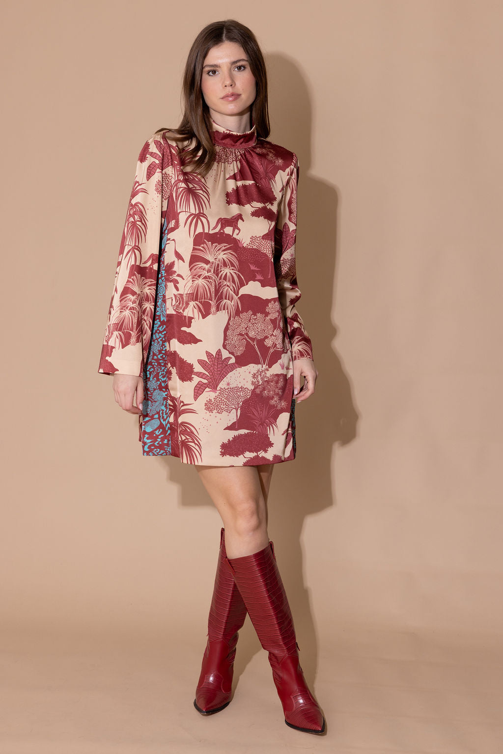Alden Adair Bessie Dress- Sagebrush