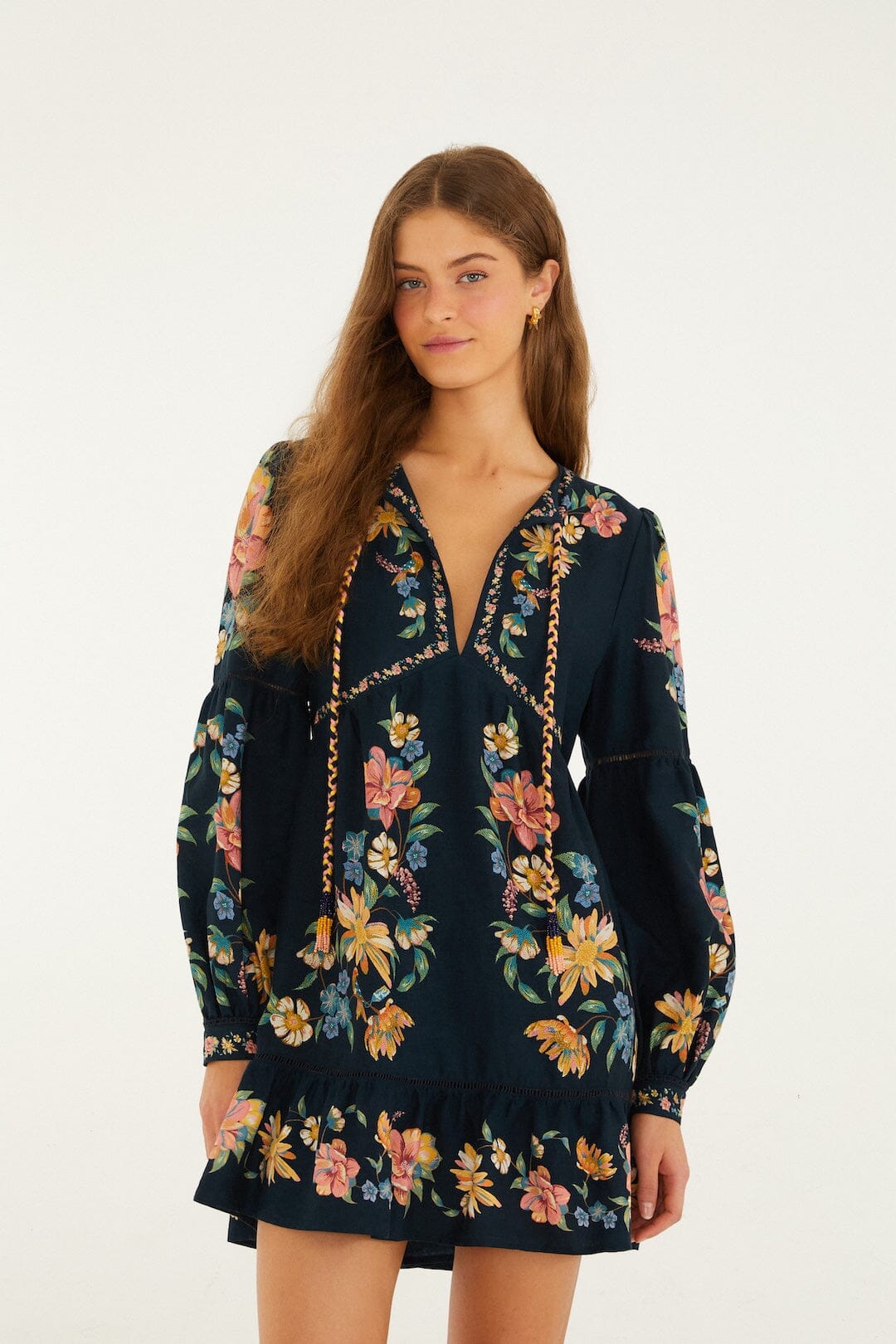 Farm Rio Maira Floral Dress