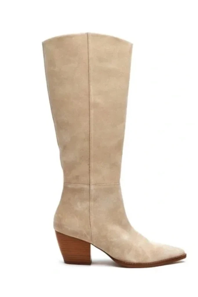 Matisse Suede Fern Tall Boot- Natural