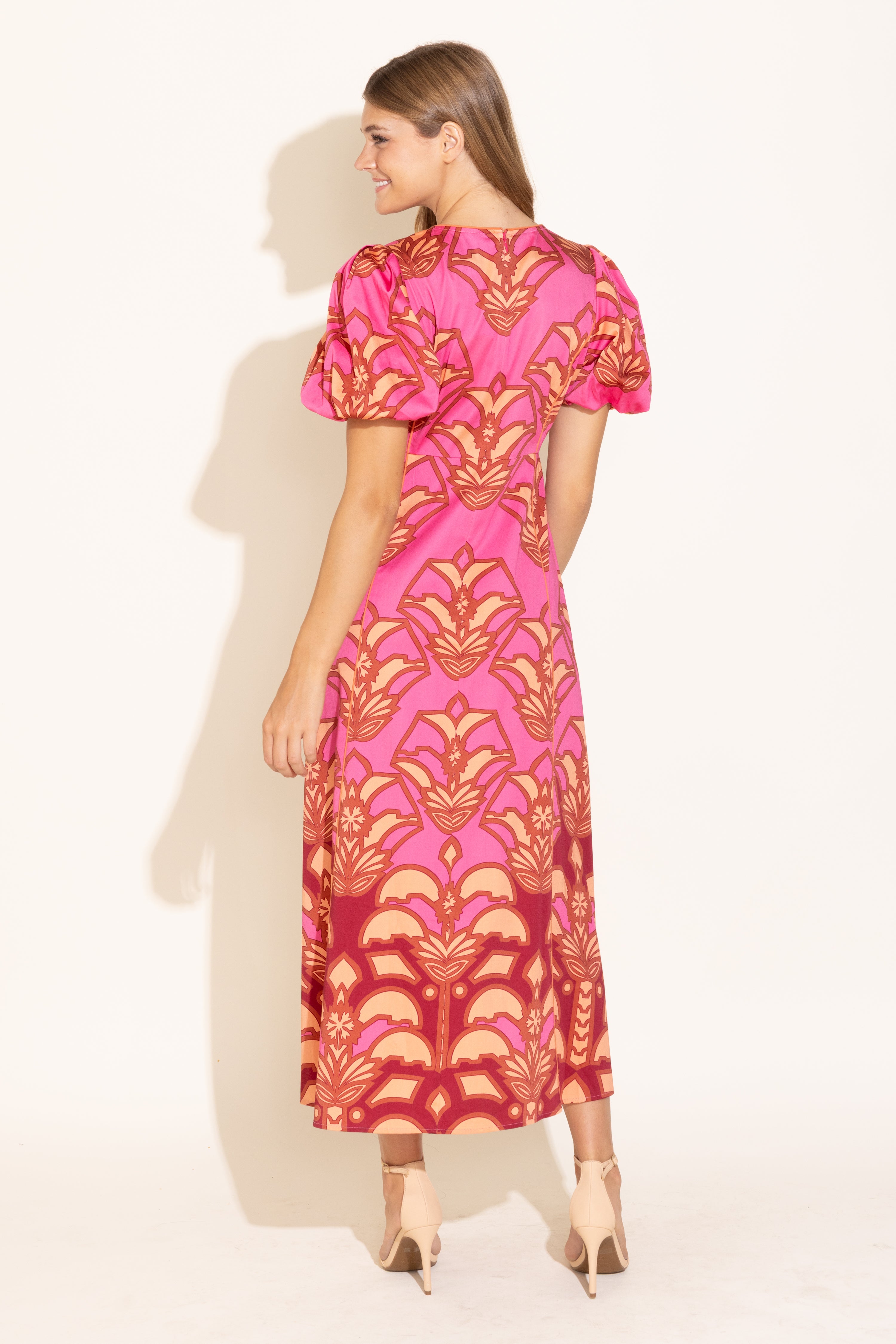 Alden Adair Jillian Dress- Desert Rose