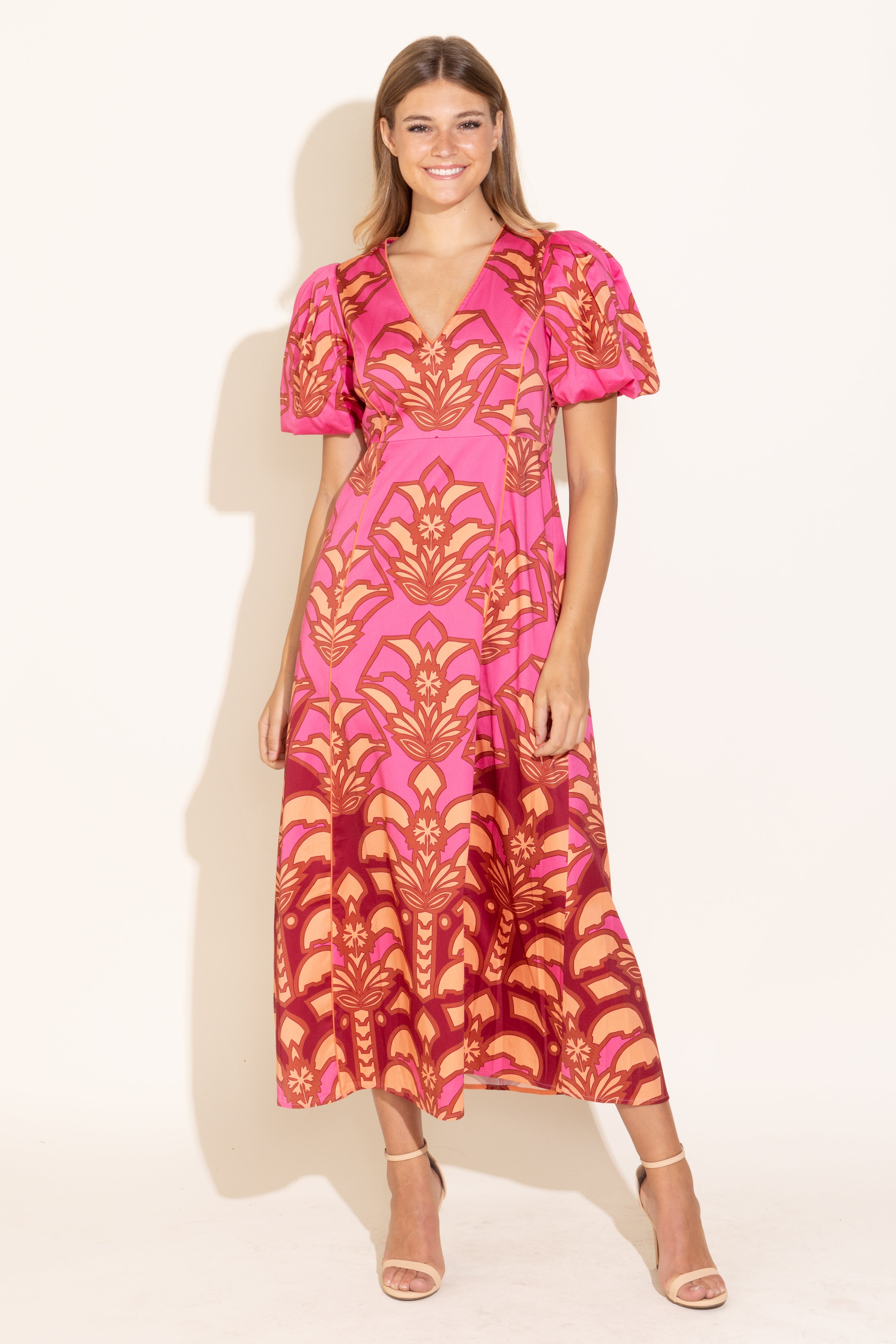 Alden Adair Jillian Dress- Desert Rose