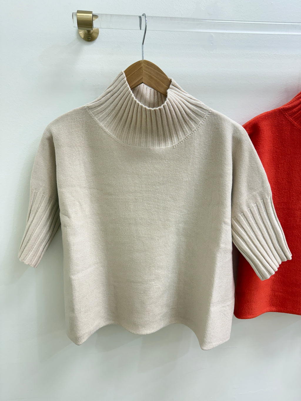 Rain & Rose Mockneck Sweater