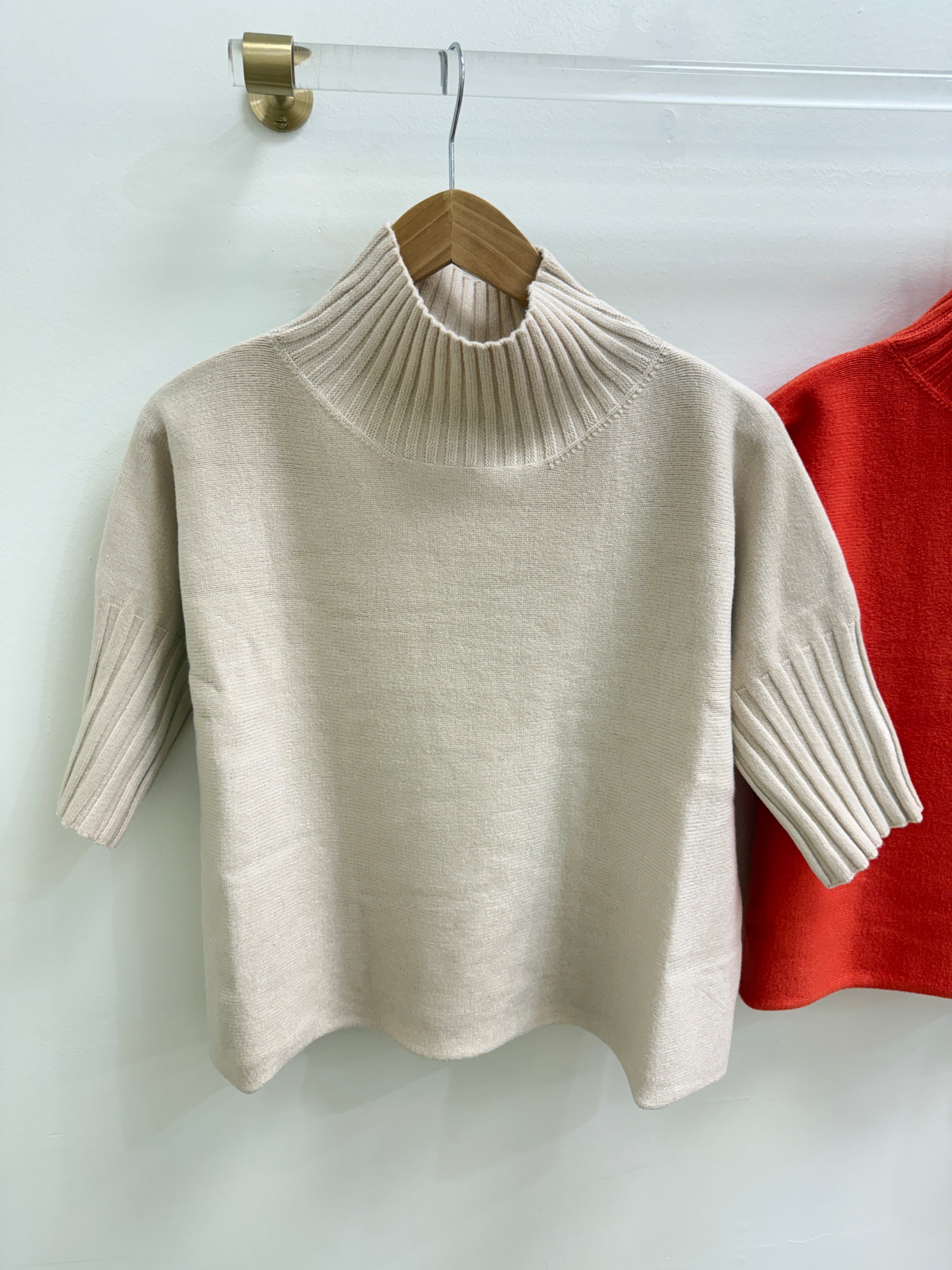 Rain & Rose Mockneck Sweater