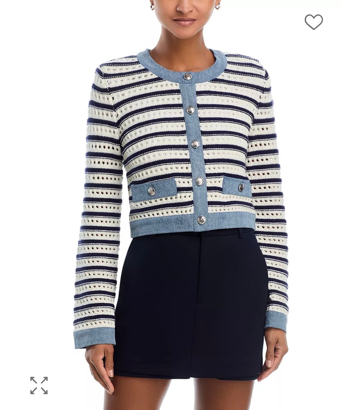 Steve Madden Casette Cardi Stripe