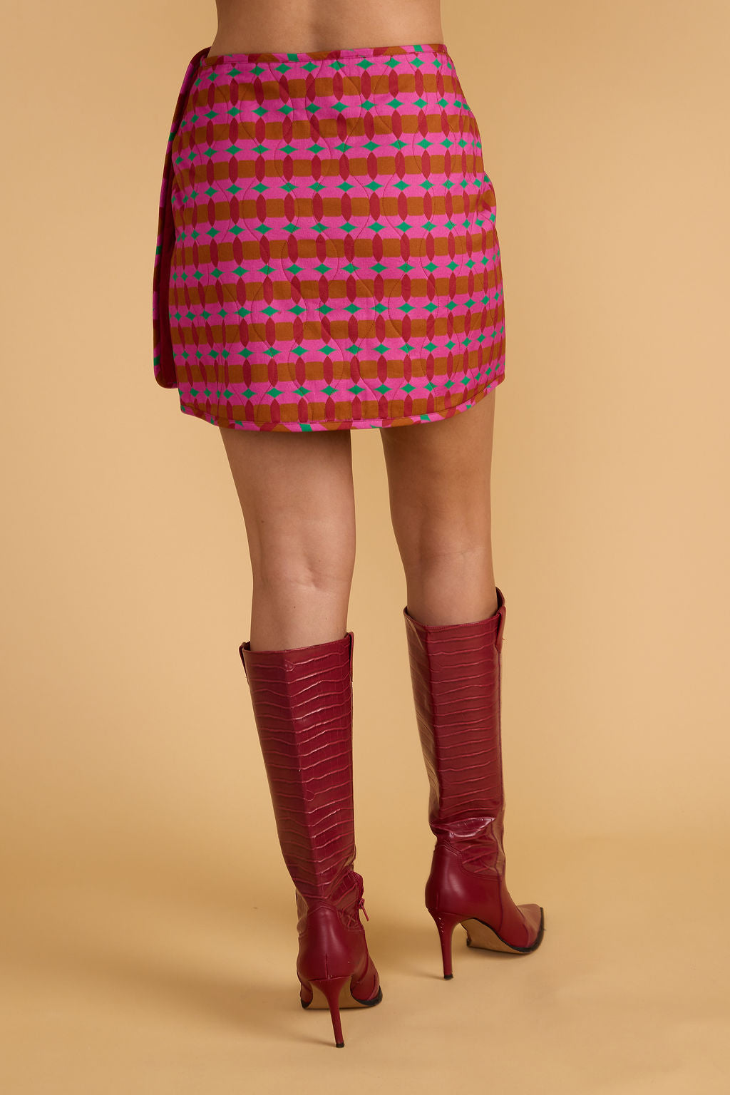 Double A Stevie Skirt- Oxford Geo
