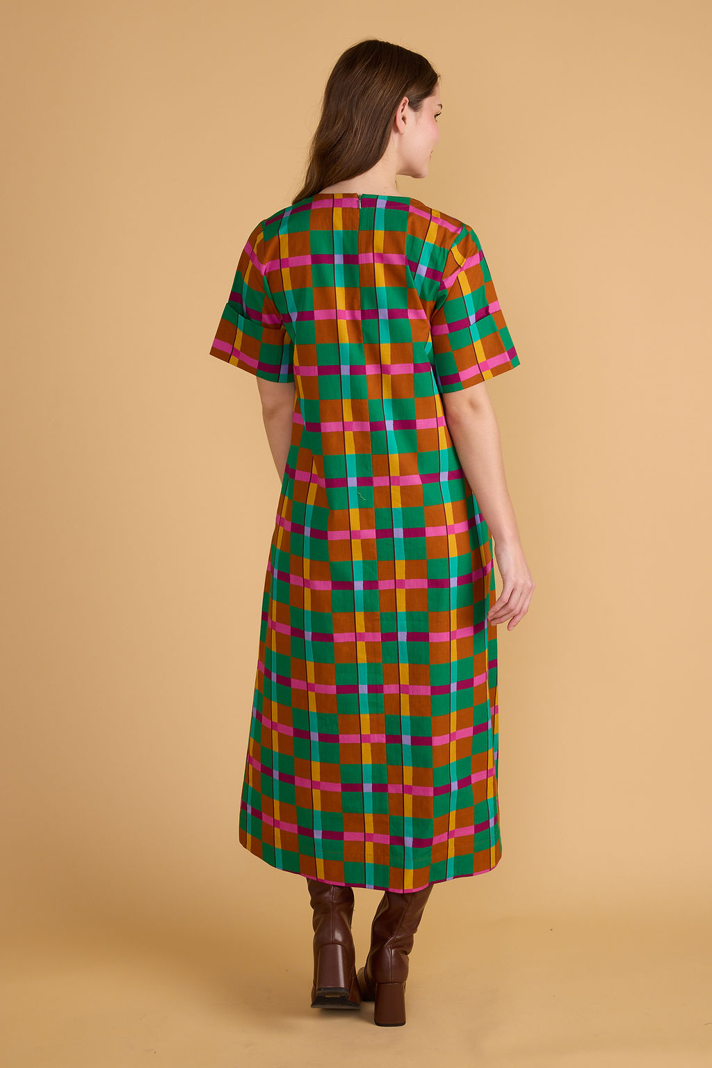 Double A Colin Dress- Holiday Tartan
