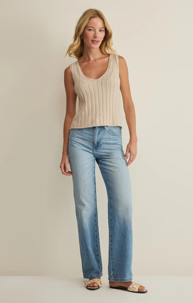 Z Supply Sweater Tank- Coconut