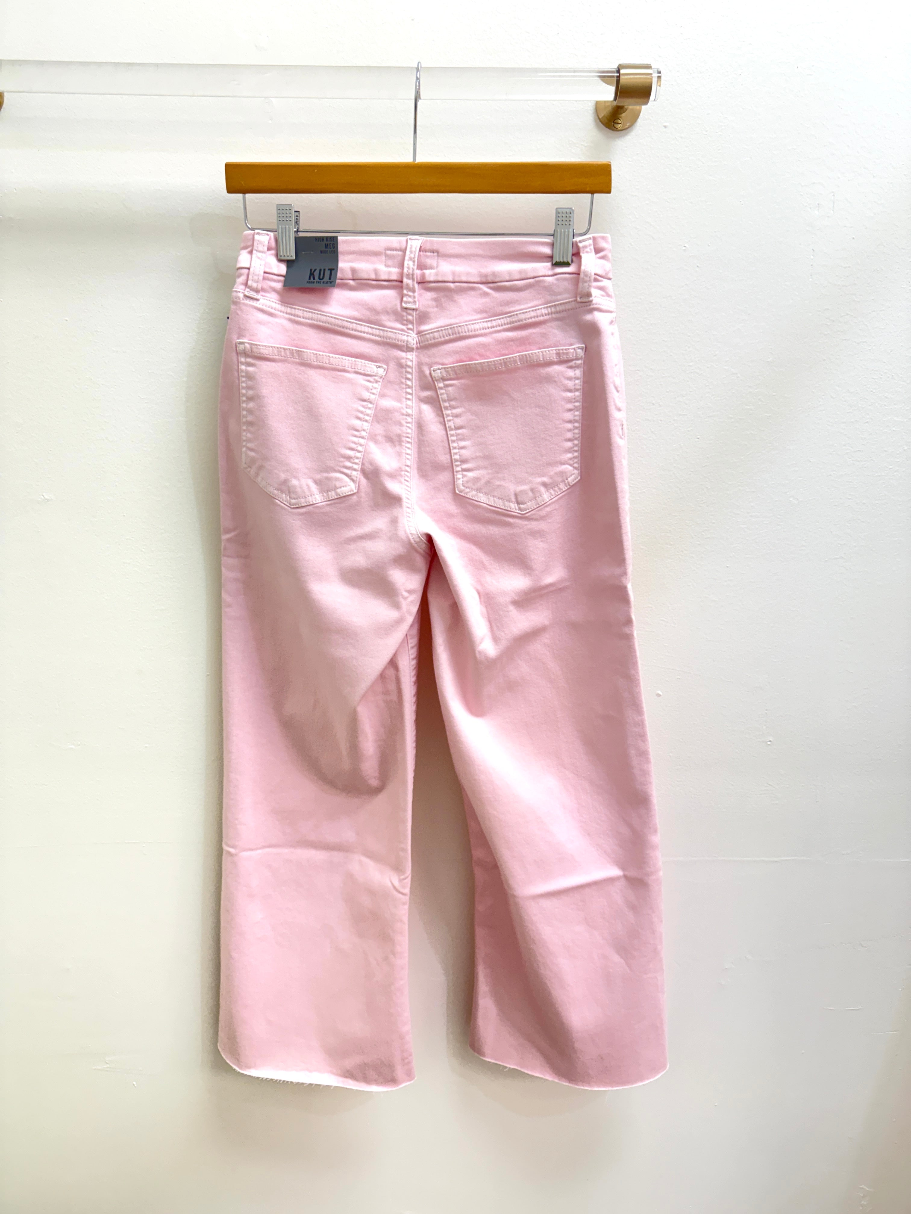 Kut Meg Wide Leg Denim- Princess Pink