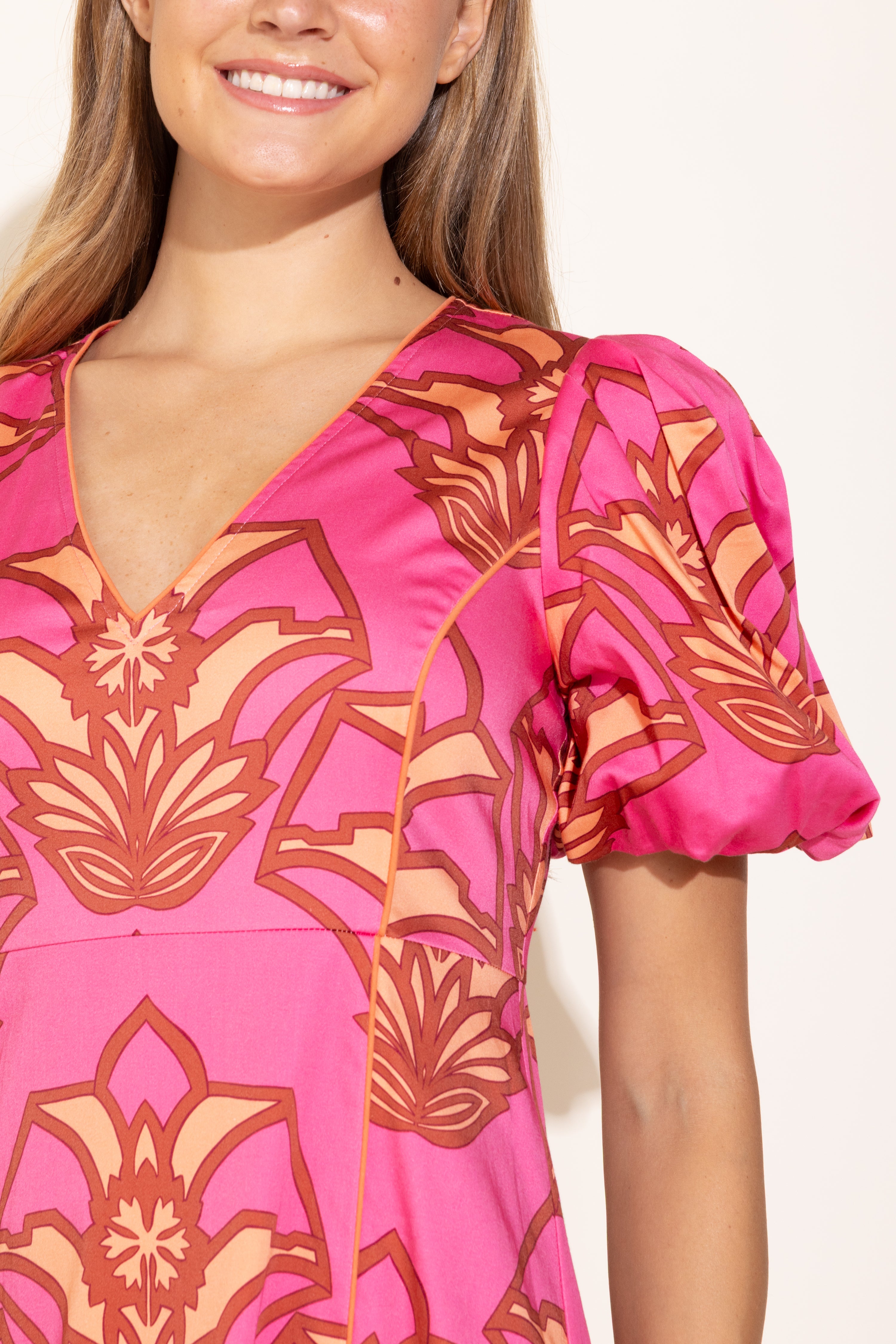 Alden Adair Jillian Dress- Desert Rose