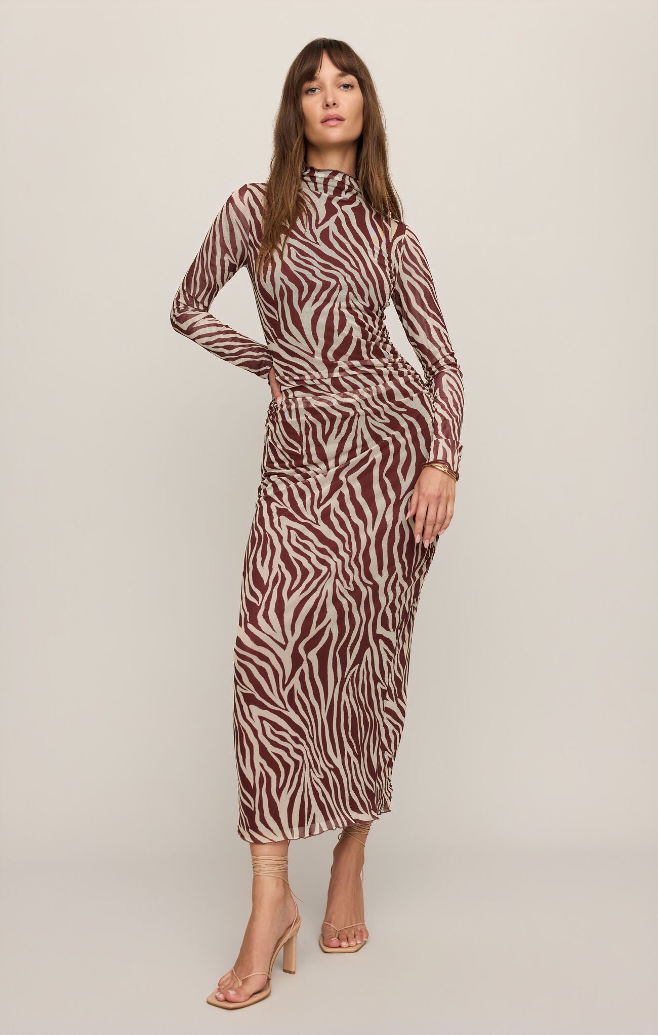 Z Supply Sevilla Mesh Midi- Zebra