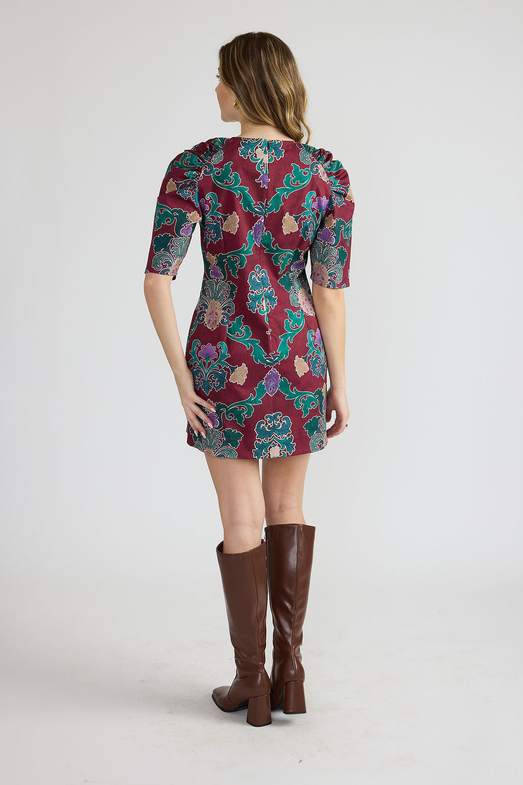 Double A Campbell Dress- Damask