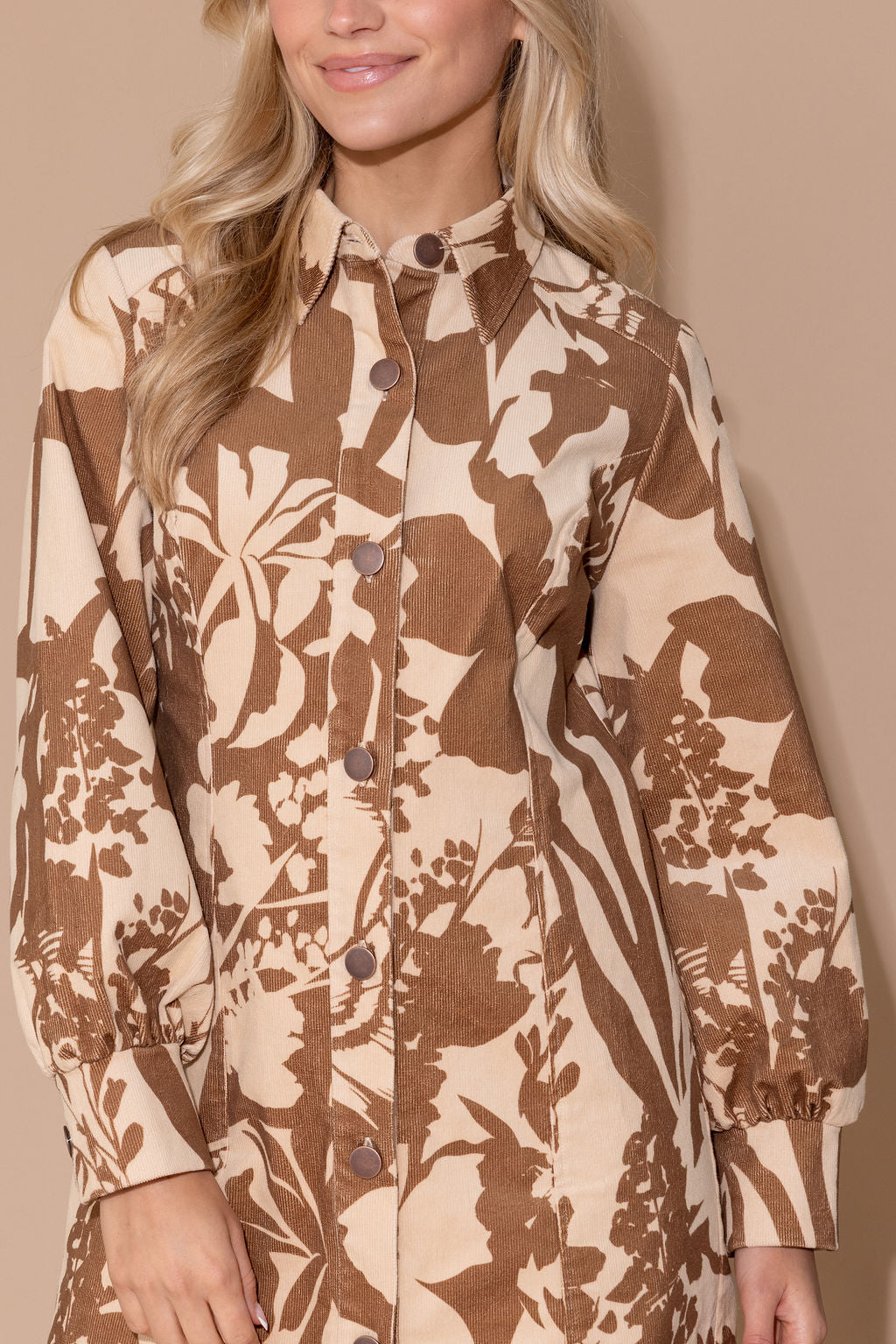 Alden Adair Harriet Dress- Sienna Shadow