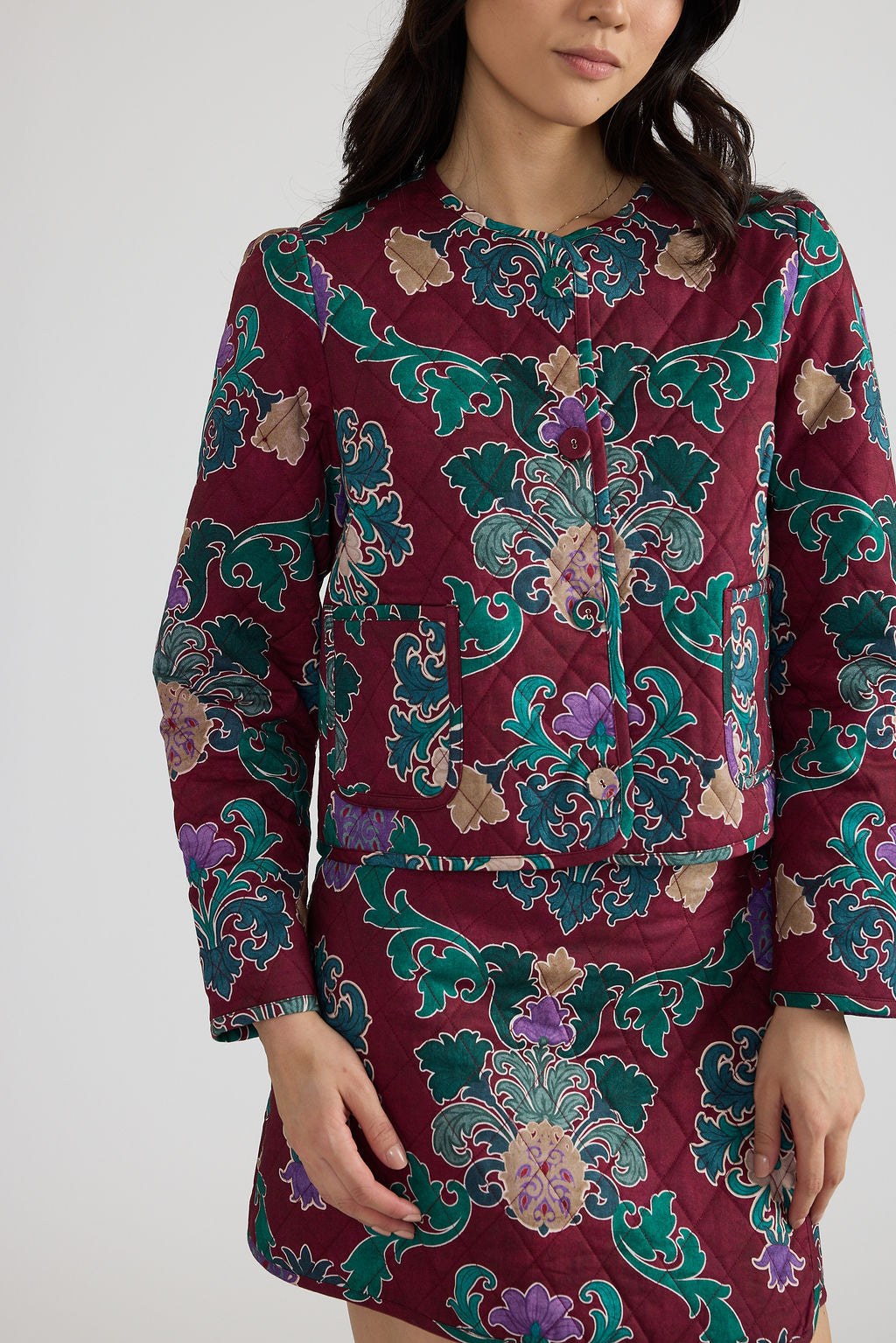 Double A Hazel Jacket- Damask