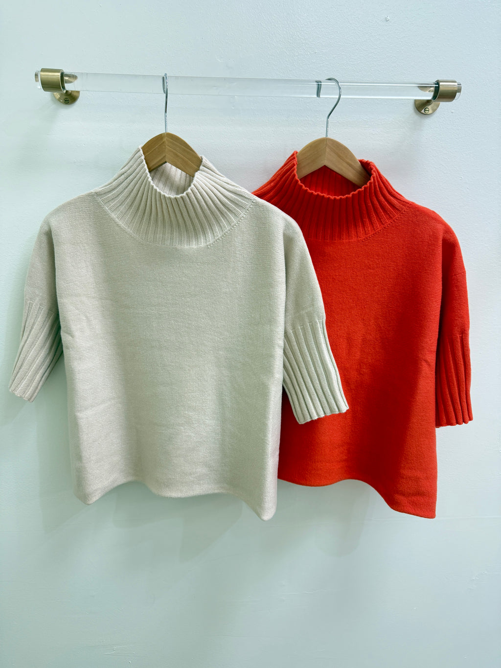 Rain & Rose Mockneck Sweater