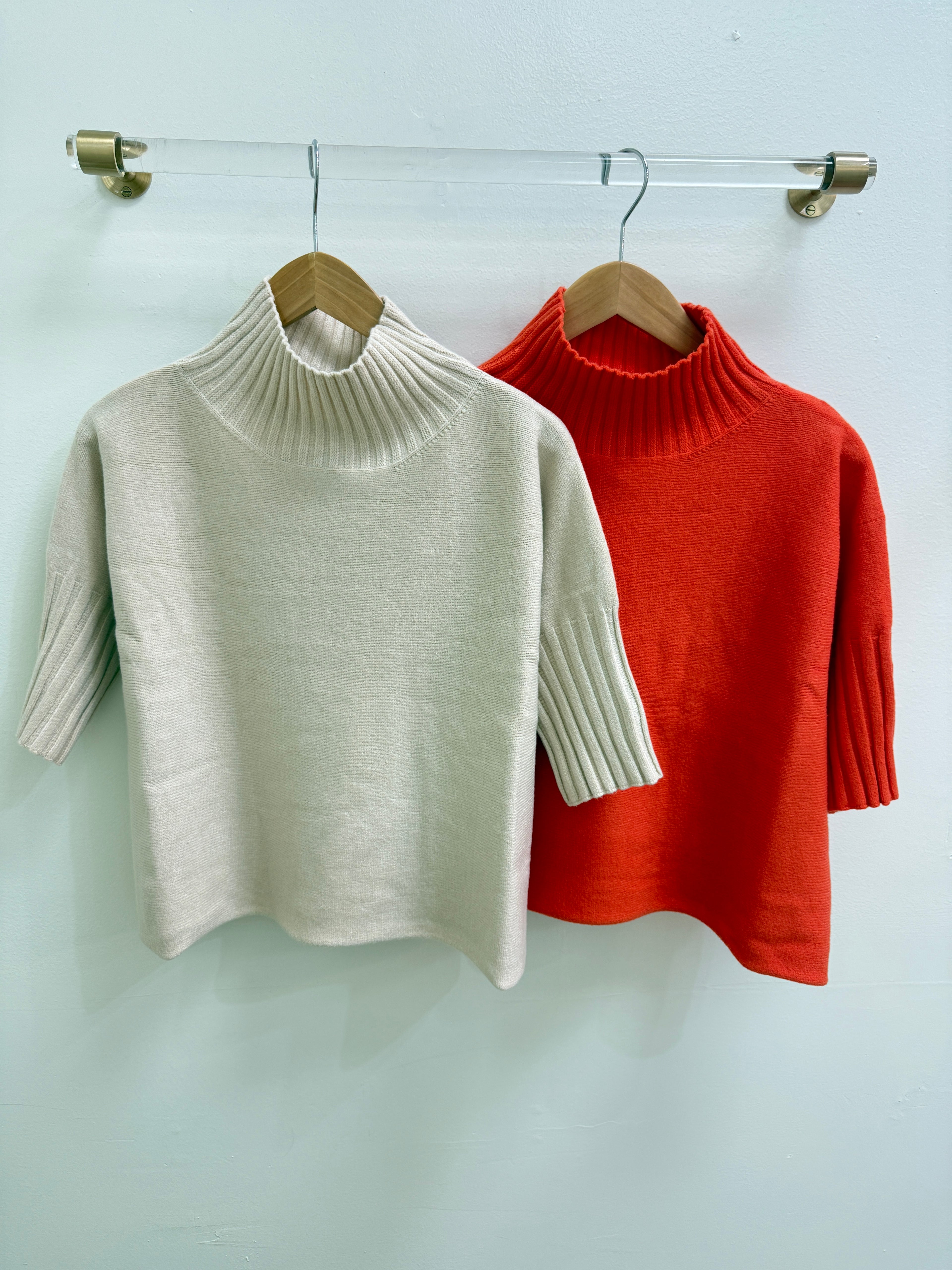 Rain & Rose Mockneck Sweater