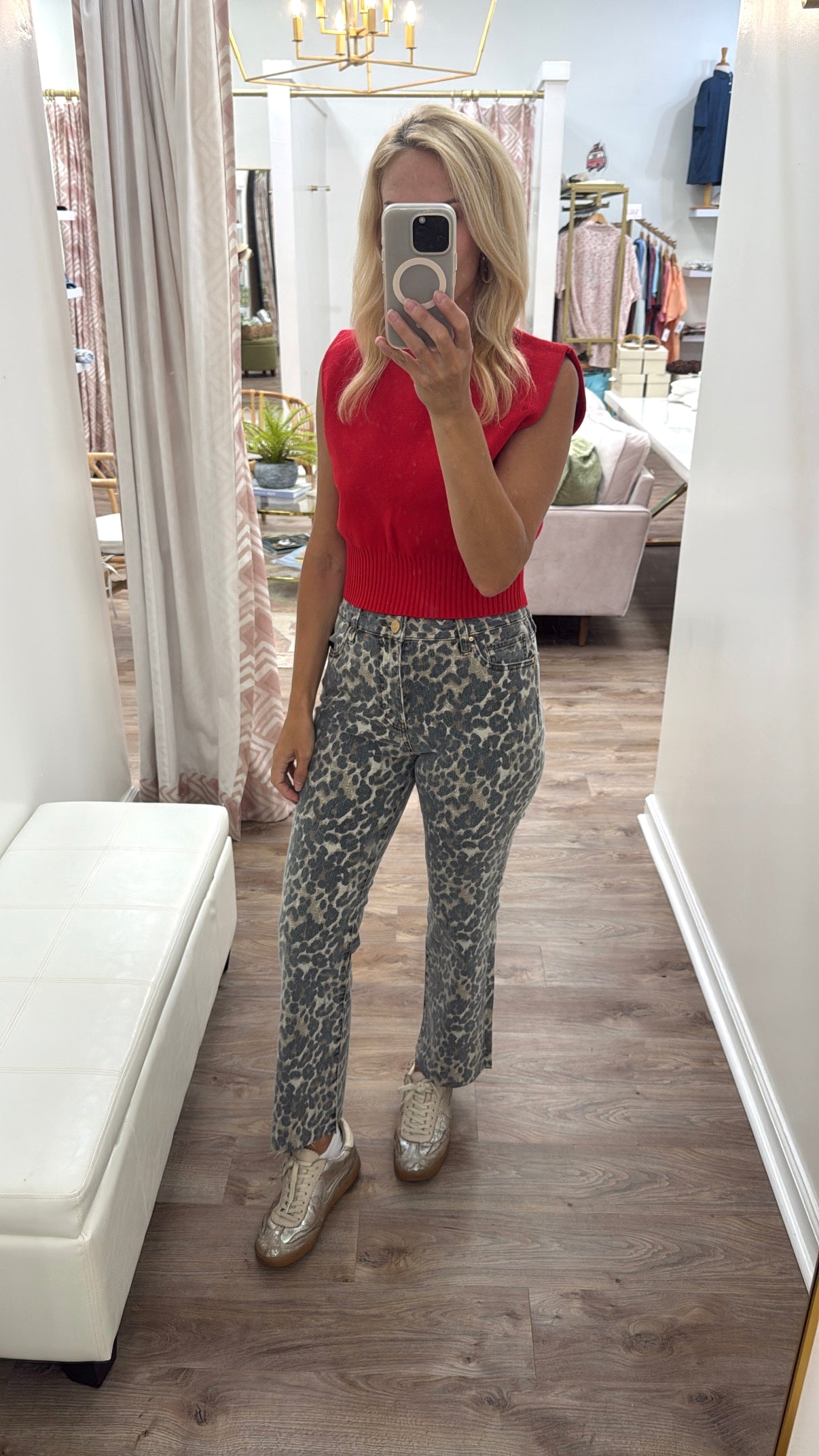Kerisma Issa Knit Top- Empress Red