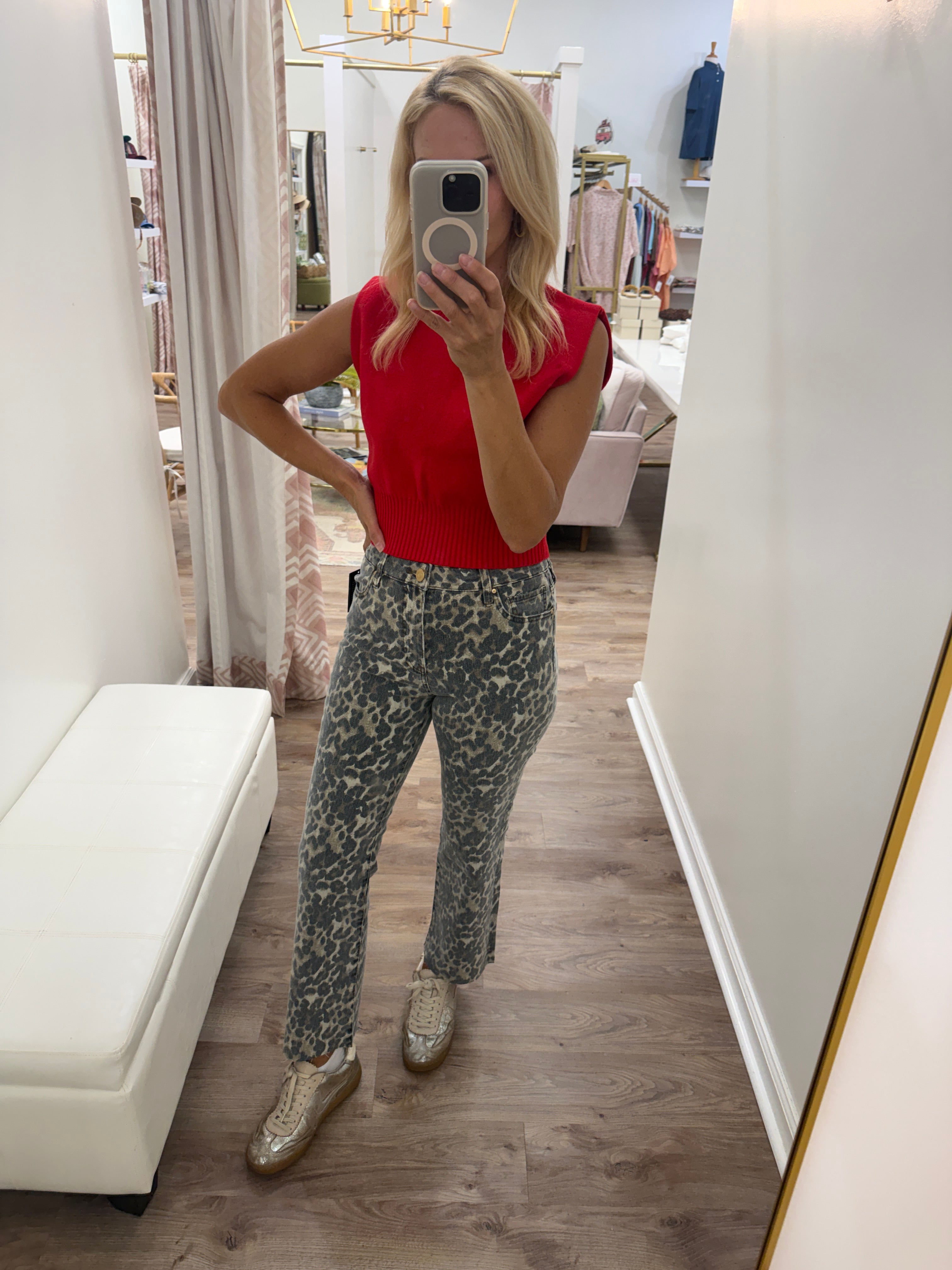 Kerisma Issa Knit Top- Empress Red