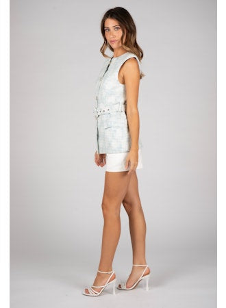 Sincerely Ours Karina Tweed Vest