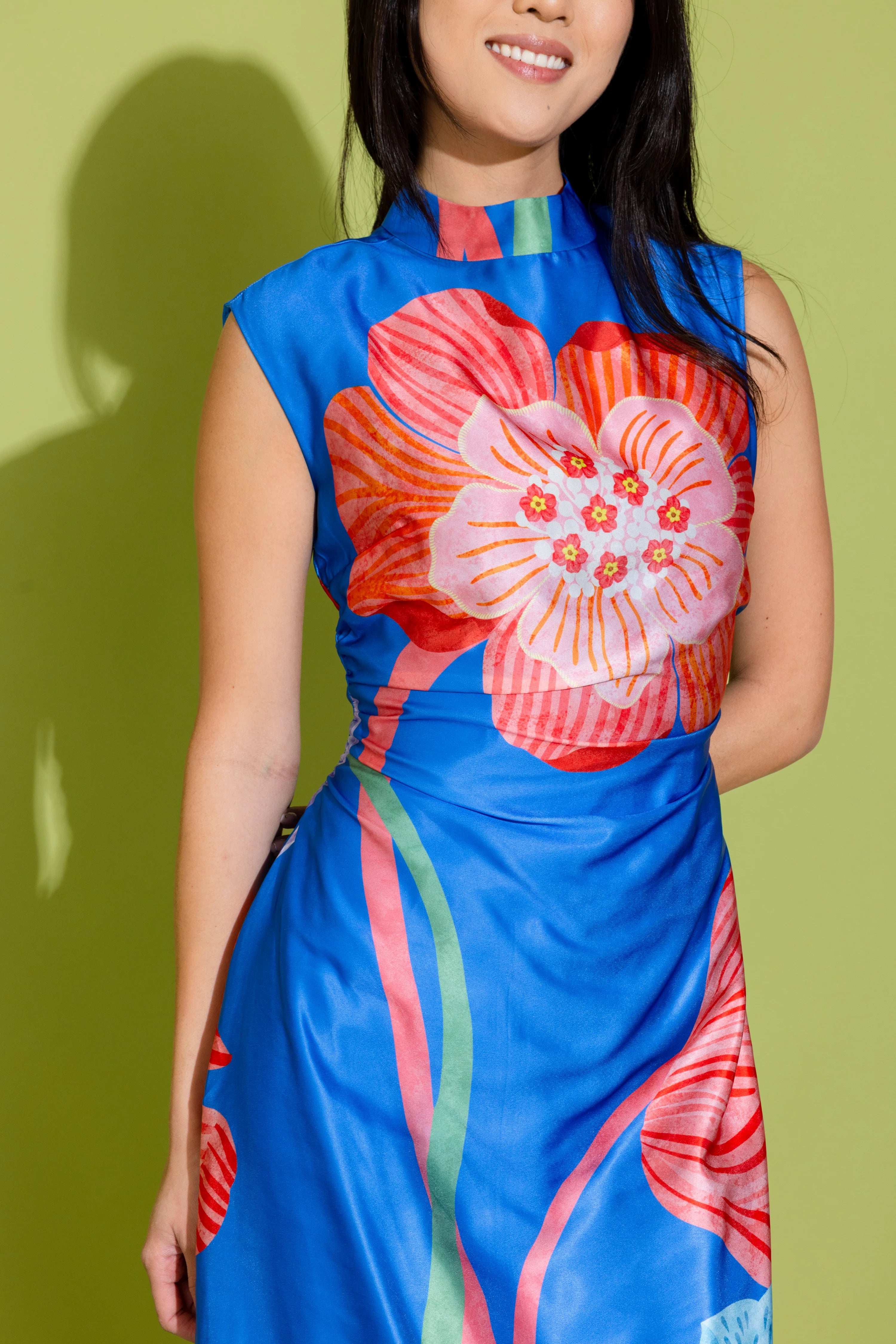 Alden Adair Estelle Midi Royal Fluor