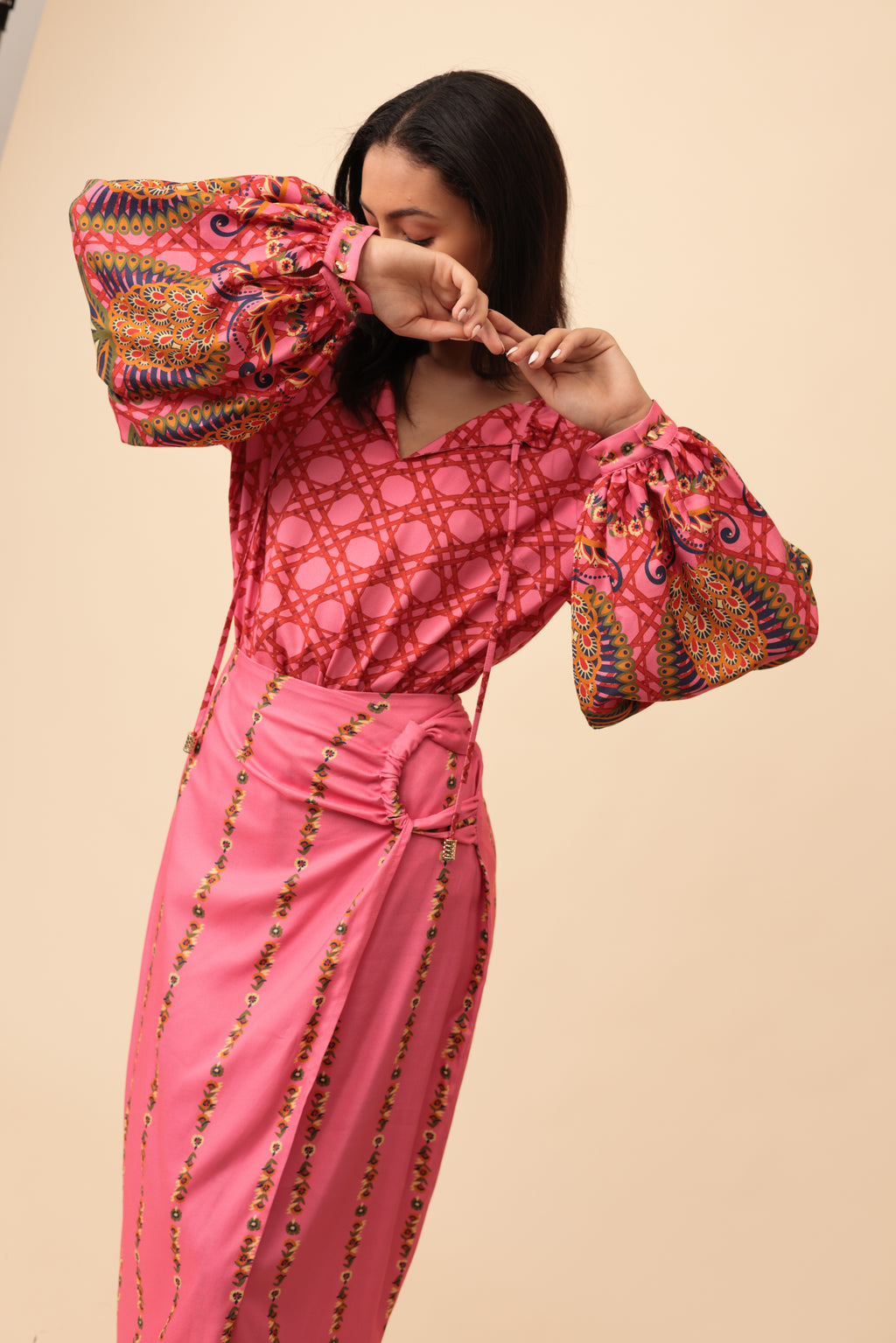 Emily Lovelock Emma Blouse- pink