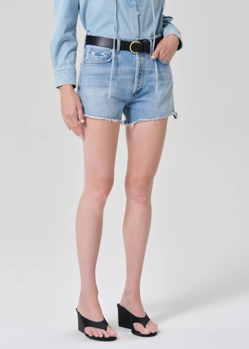 COH Marlow Denim Short-Portrait