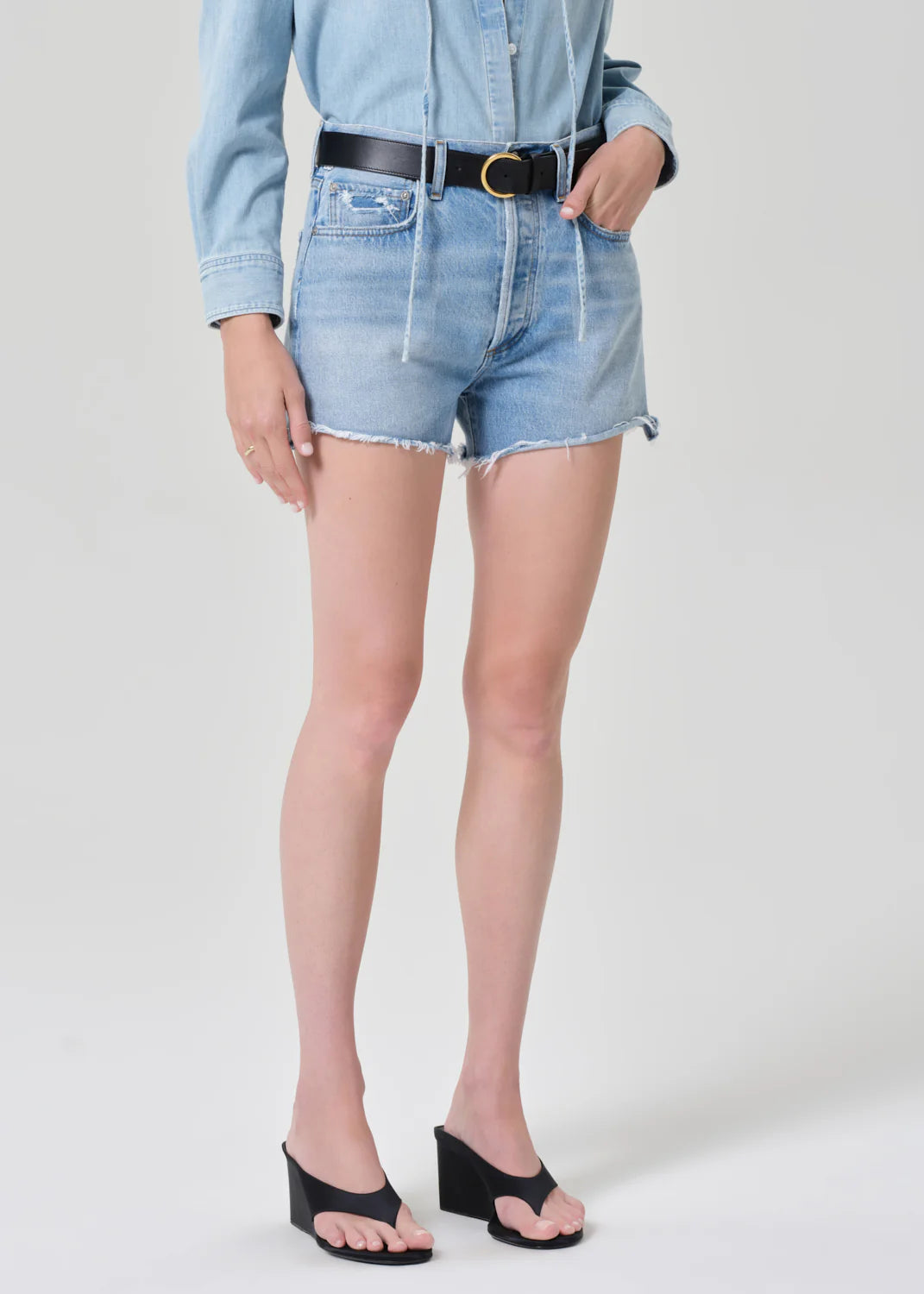 COH Marlow Denim Short-Portrait