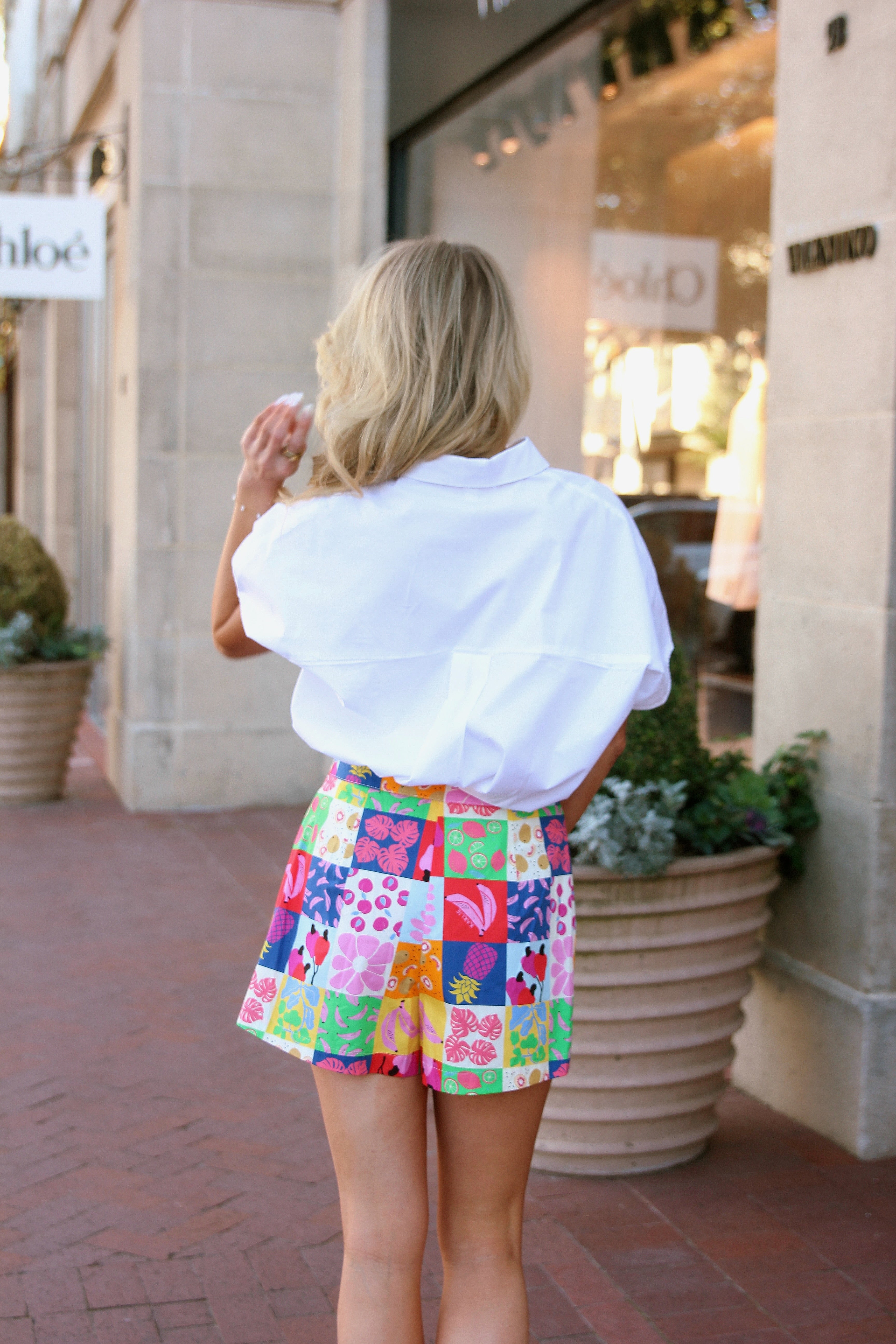 Karlie Fruit Quilt Wrap Skort Multi