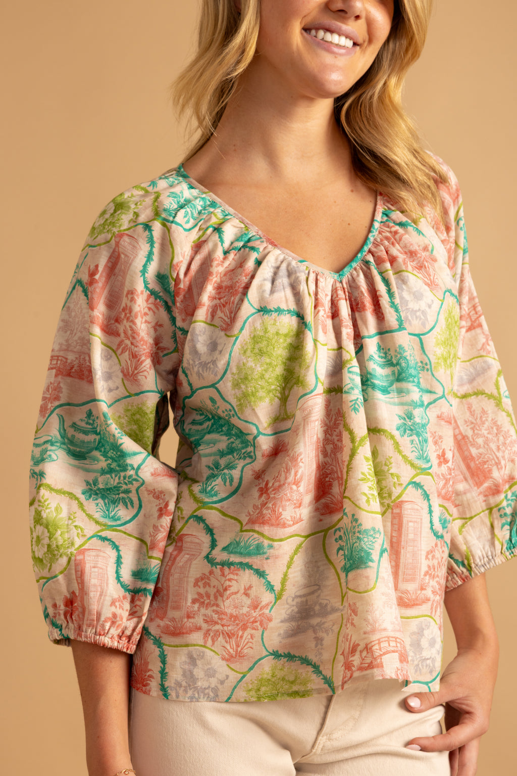 Double AA Beatrice Top Tea Party