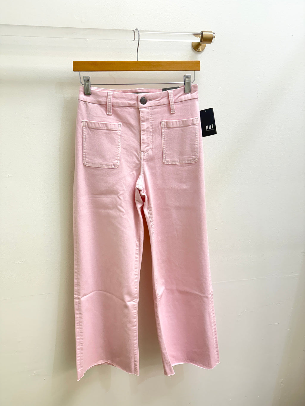 Kut Meg Wide Leg Denim- Princess Pink