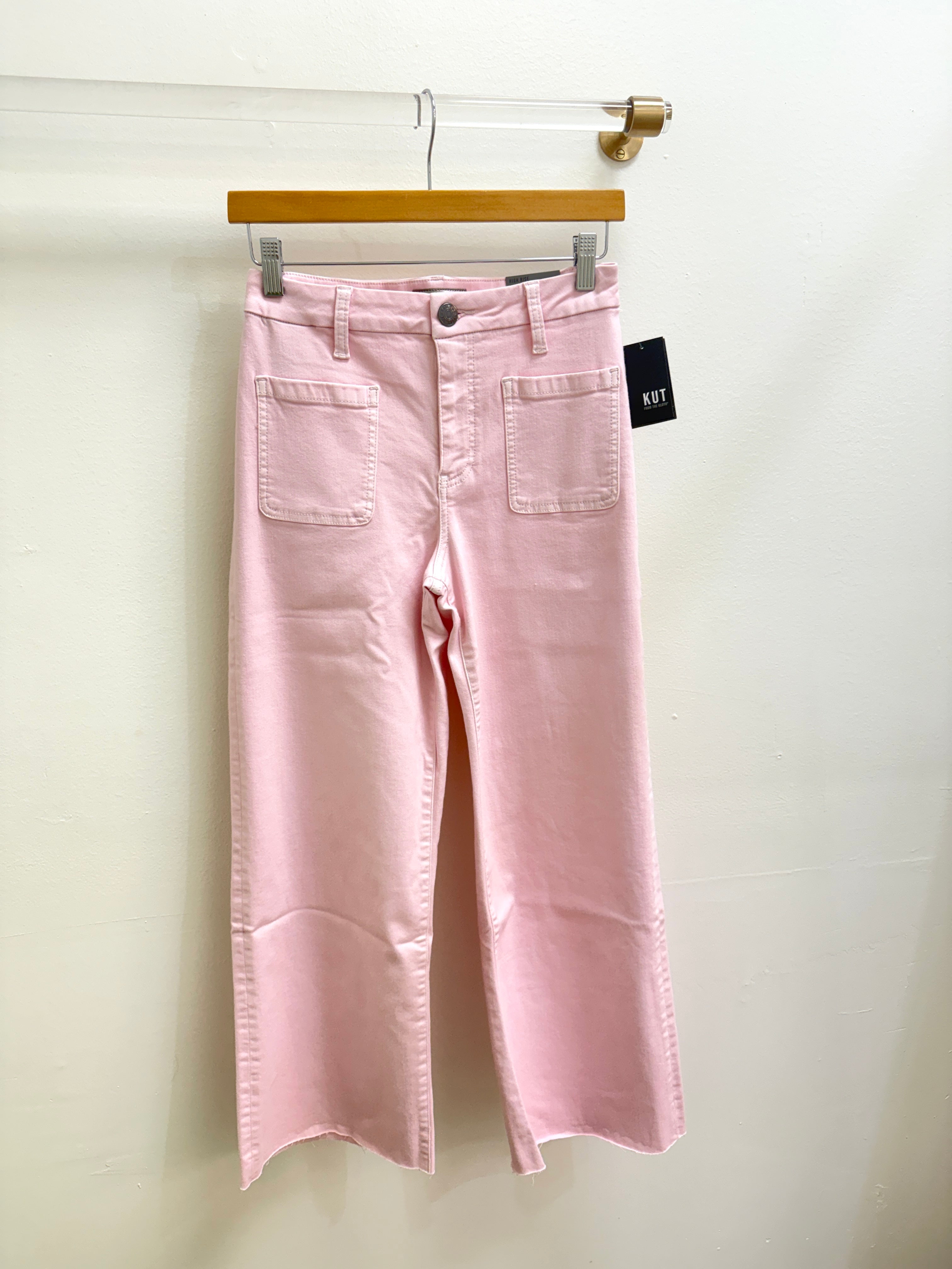 Kut Meg Wide Leg Denim- Princess Pink